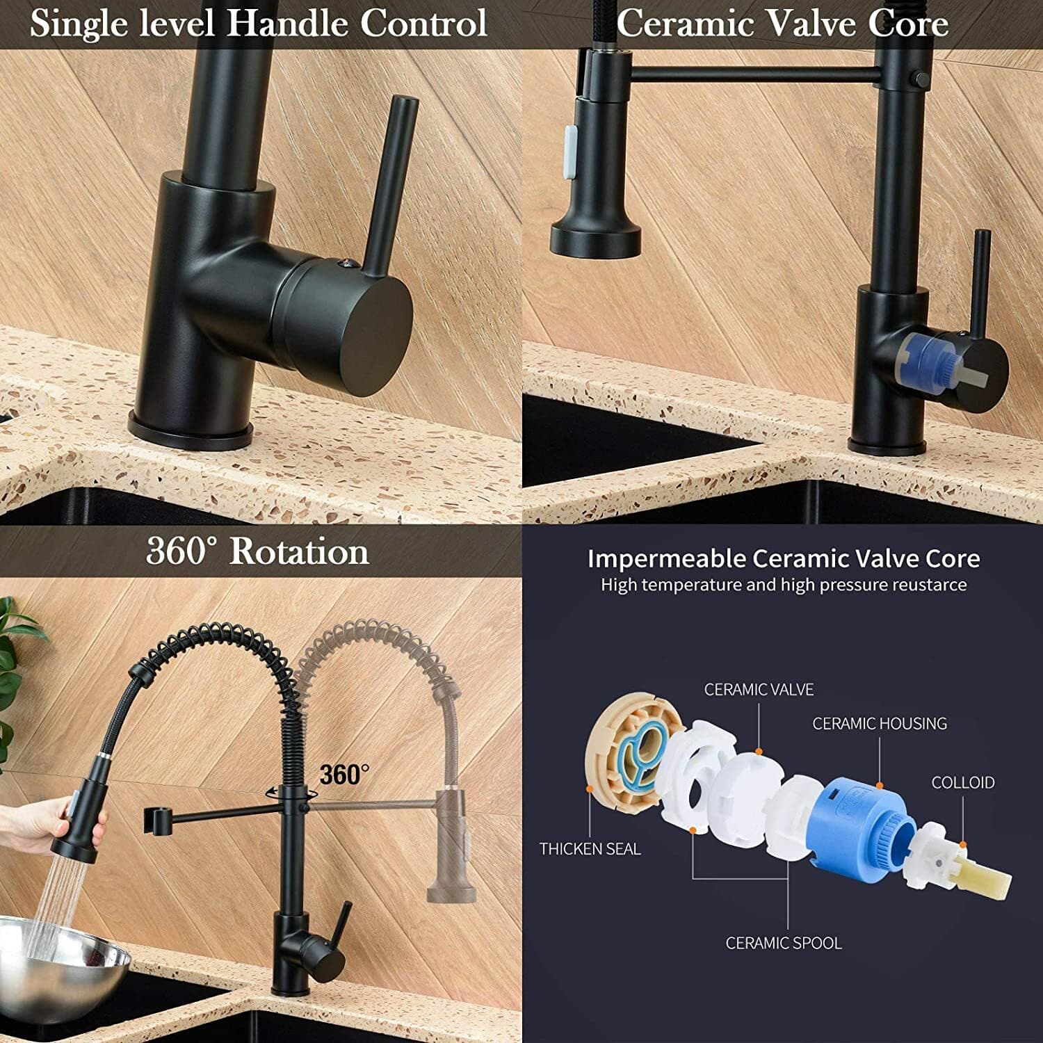 Transform Your Kitchen With This Matt Black Pull Out Tap - image 7