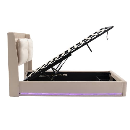 Transform Your Bedroom with this Premium Velvet Storage Bed - image 6