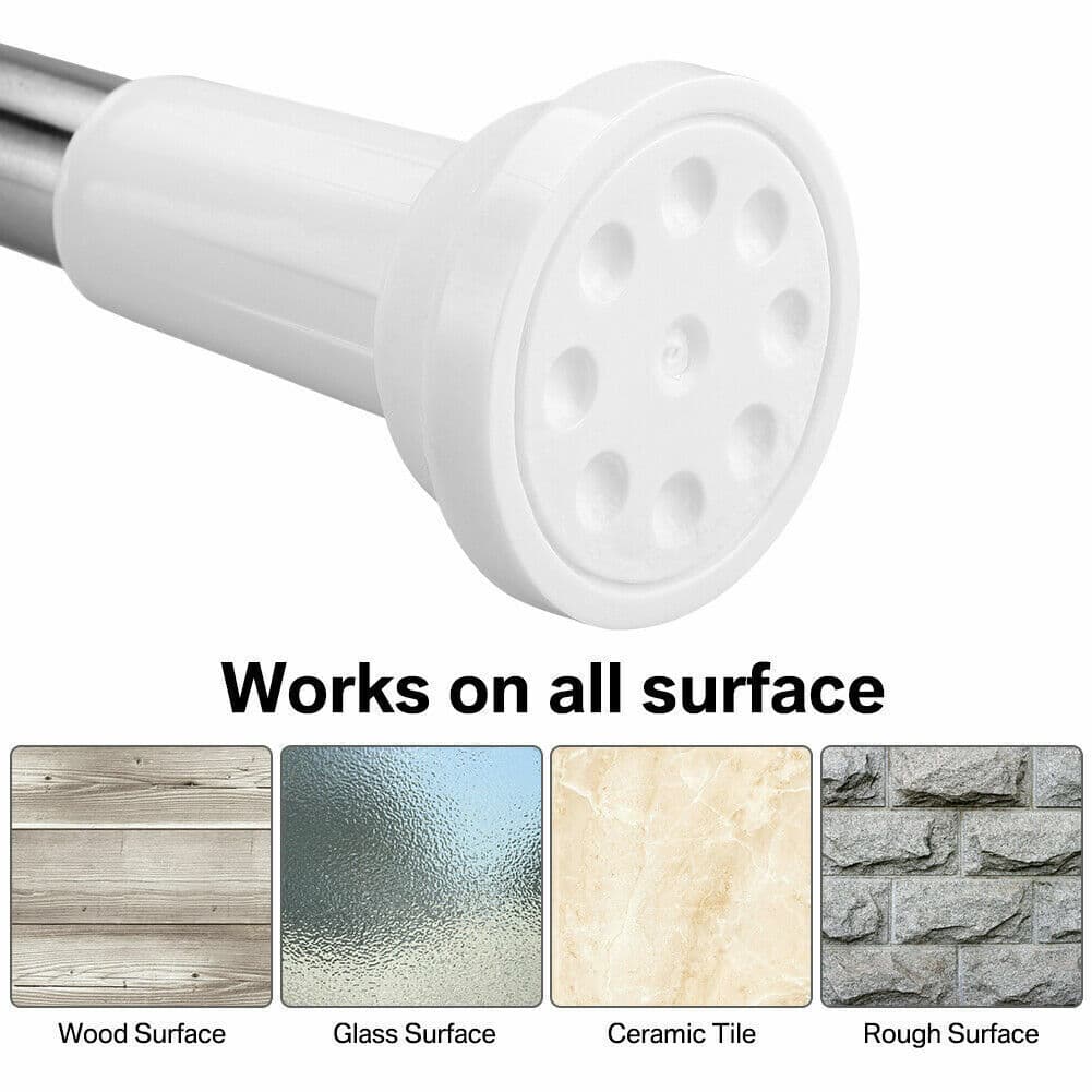 Heavy-Duty Extendable Shower Rod | No Tools, No Fuss - image 3