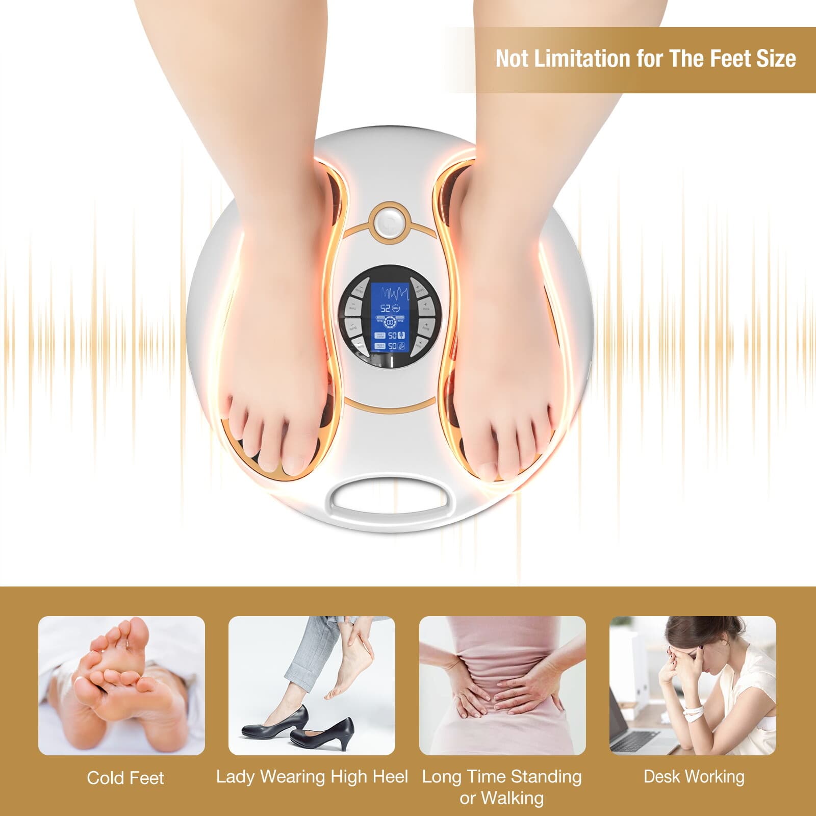 Relieve Aching Feet with Advanced TENS & EMS Technology - Default