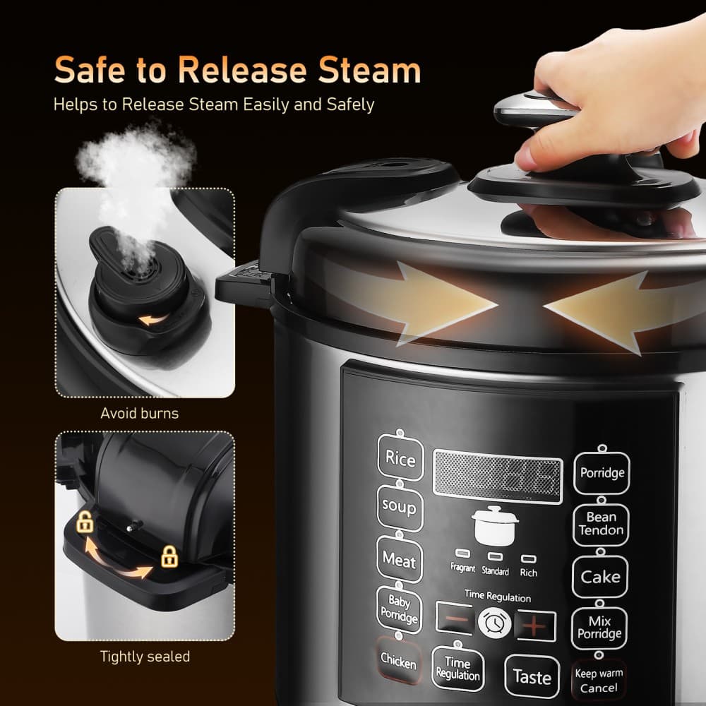 Transform Mealtime with the 6L 10-in-1 Electric Pressure Cooker - image 5