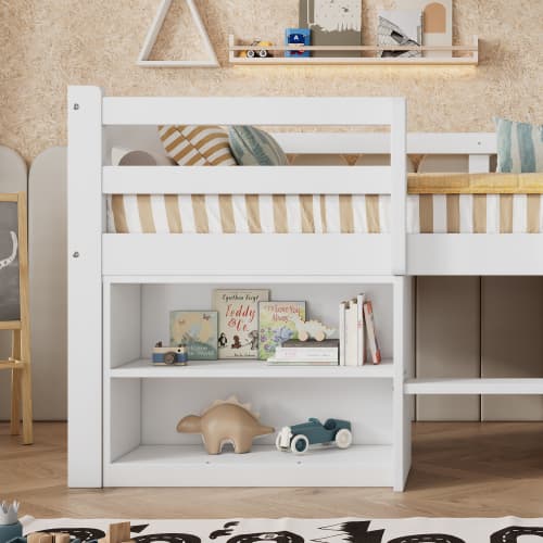 Transform Their Room with the Villalta Home White Single Storage Bed - image 13