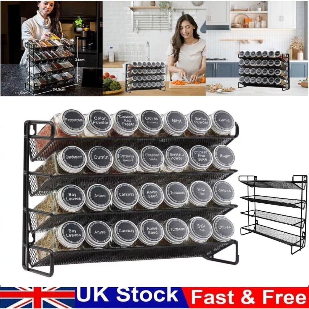 Transform Your Kitchen with this 4-Tier Metal Spice Rack - image 8