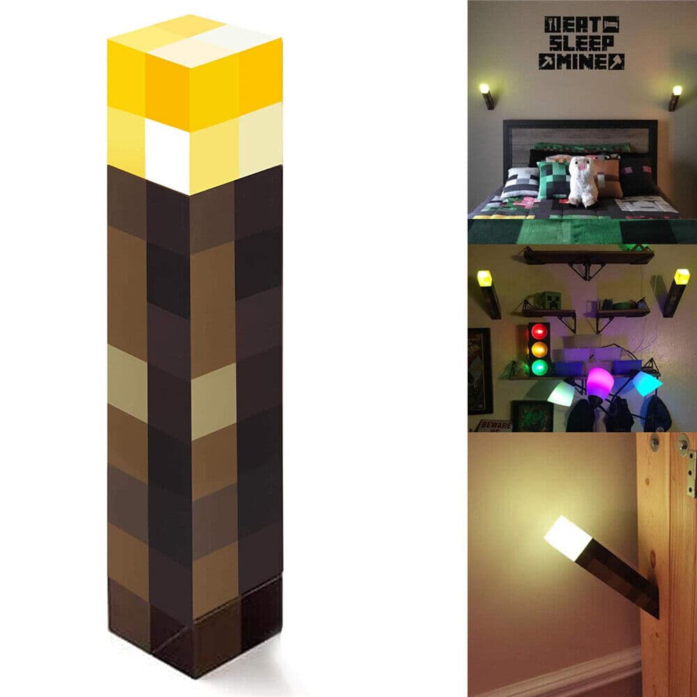 Pixel Torch Wall Lamp for Gaming Bedrooms - image 10