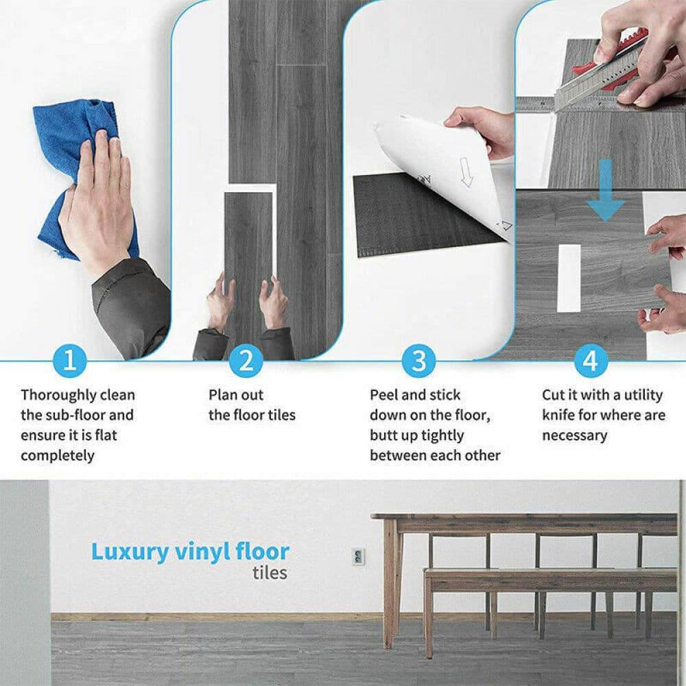 Transform Your Space with Peel & Stick Wood Effect Flooring - image 8