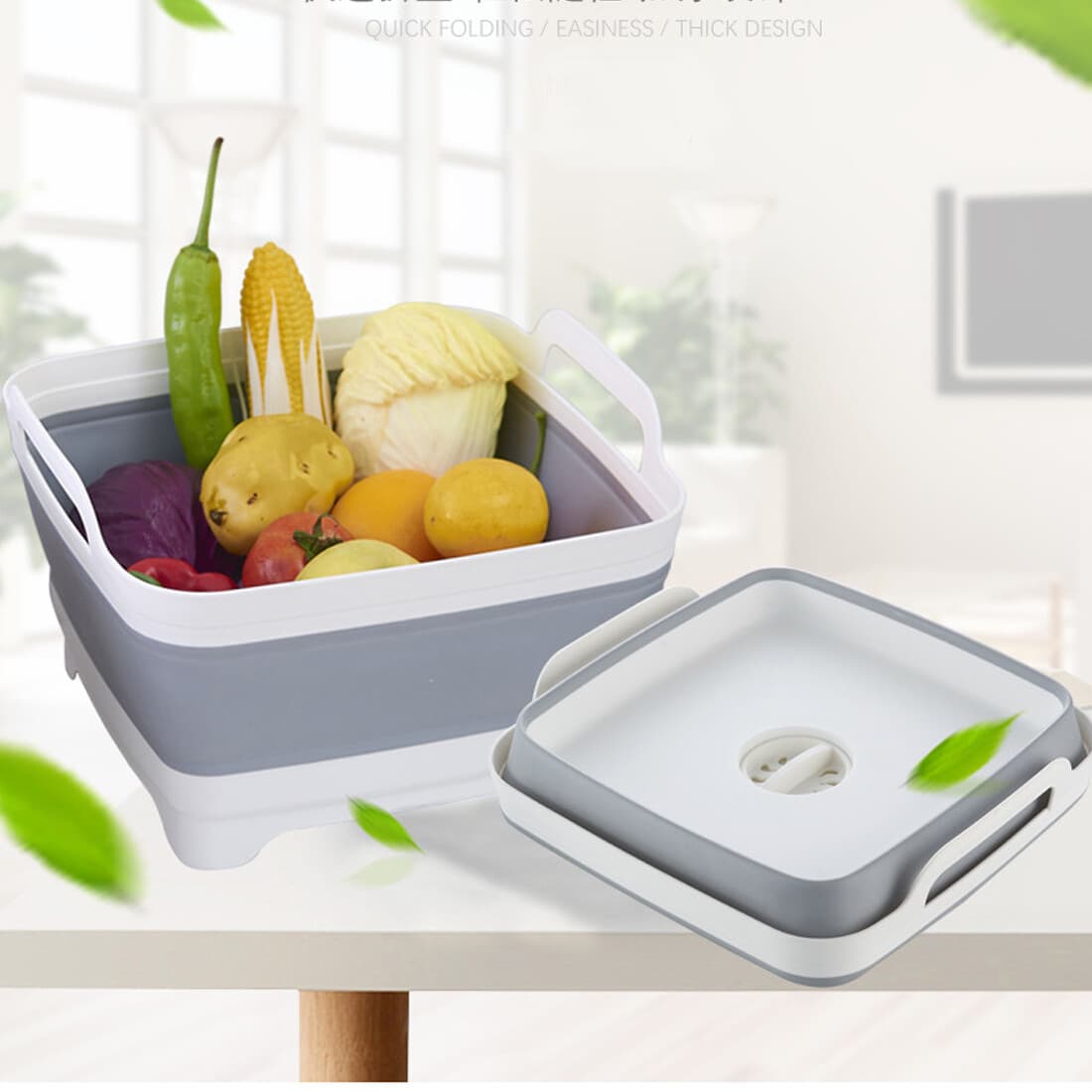 Foldable Washing Up Bowl — Collapses Flat for Easy Storage - image 21