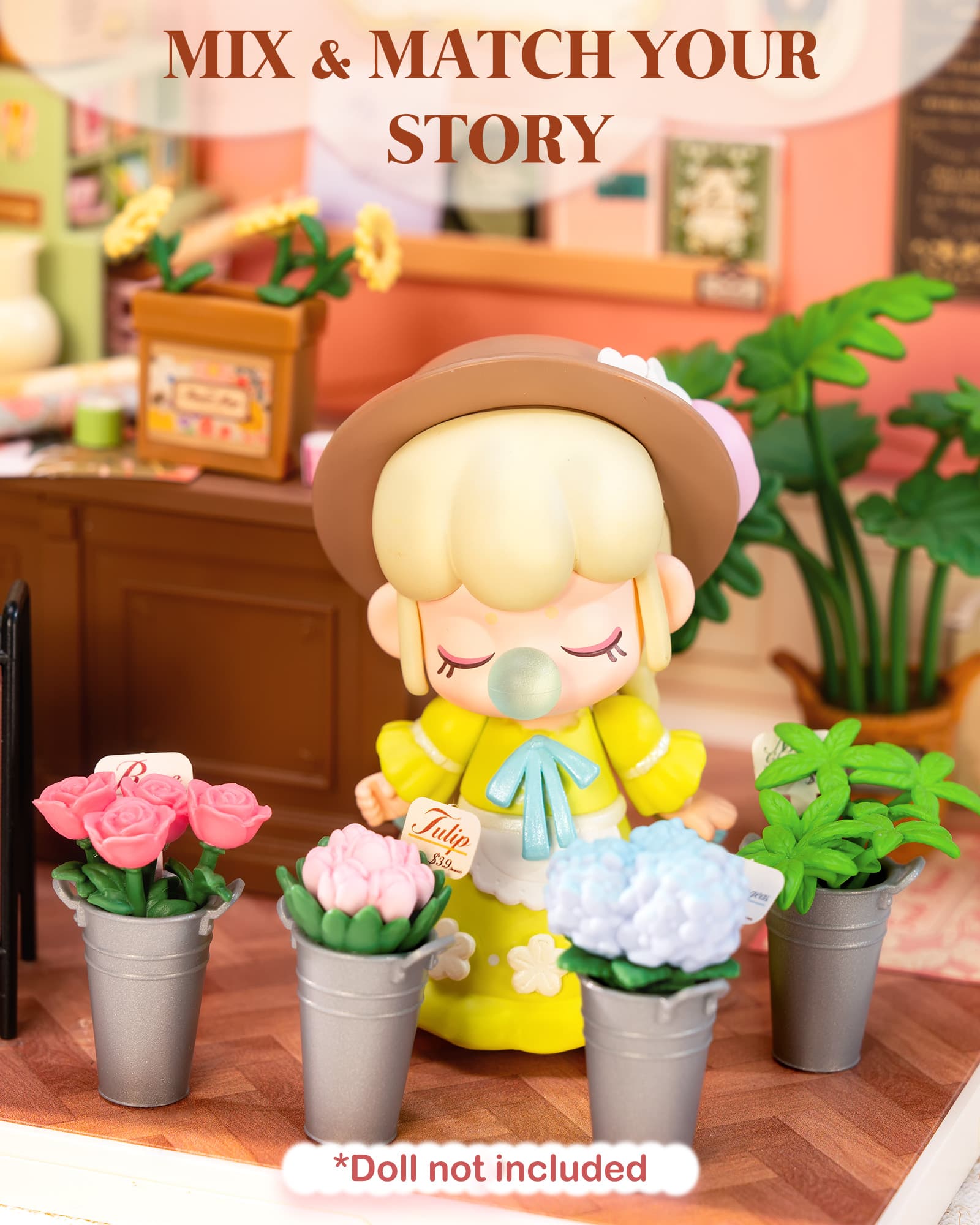 Build Your Own Radiant Fresh Flower Shop Miniature - image 10