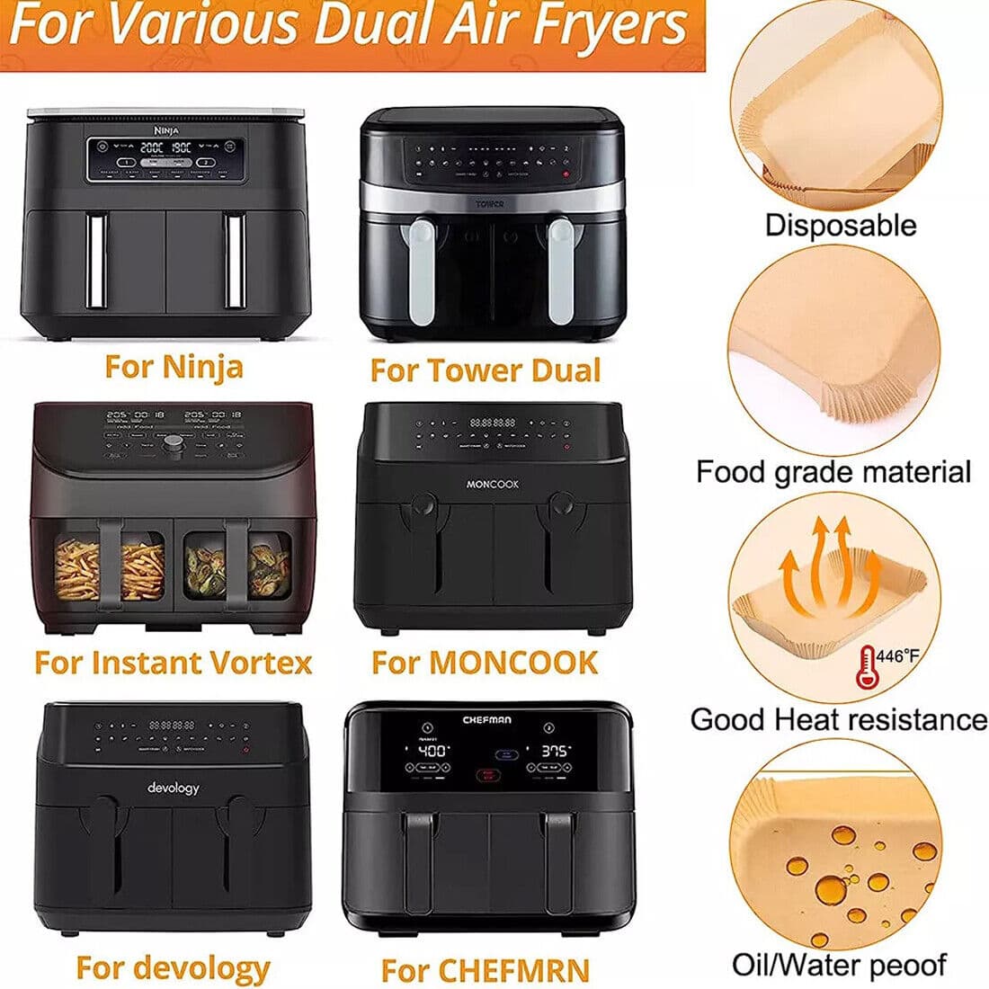 Disposable Paper Liners for Your Air Fryer - image 2