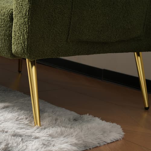 Chic 2 Seater Click Clack Sofa Bed with Side Pockets - image 49