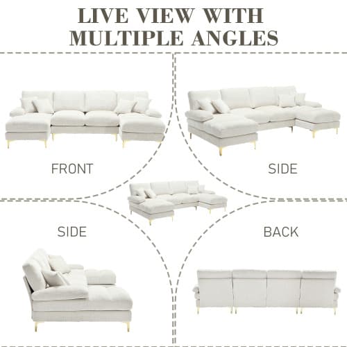 Create Your Perfect Social Hub with a Modular U-Shaped Sofa - image 9