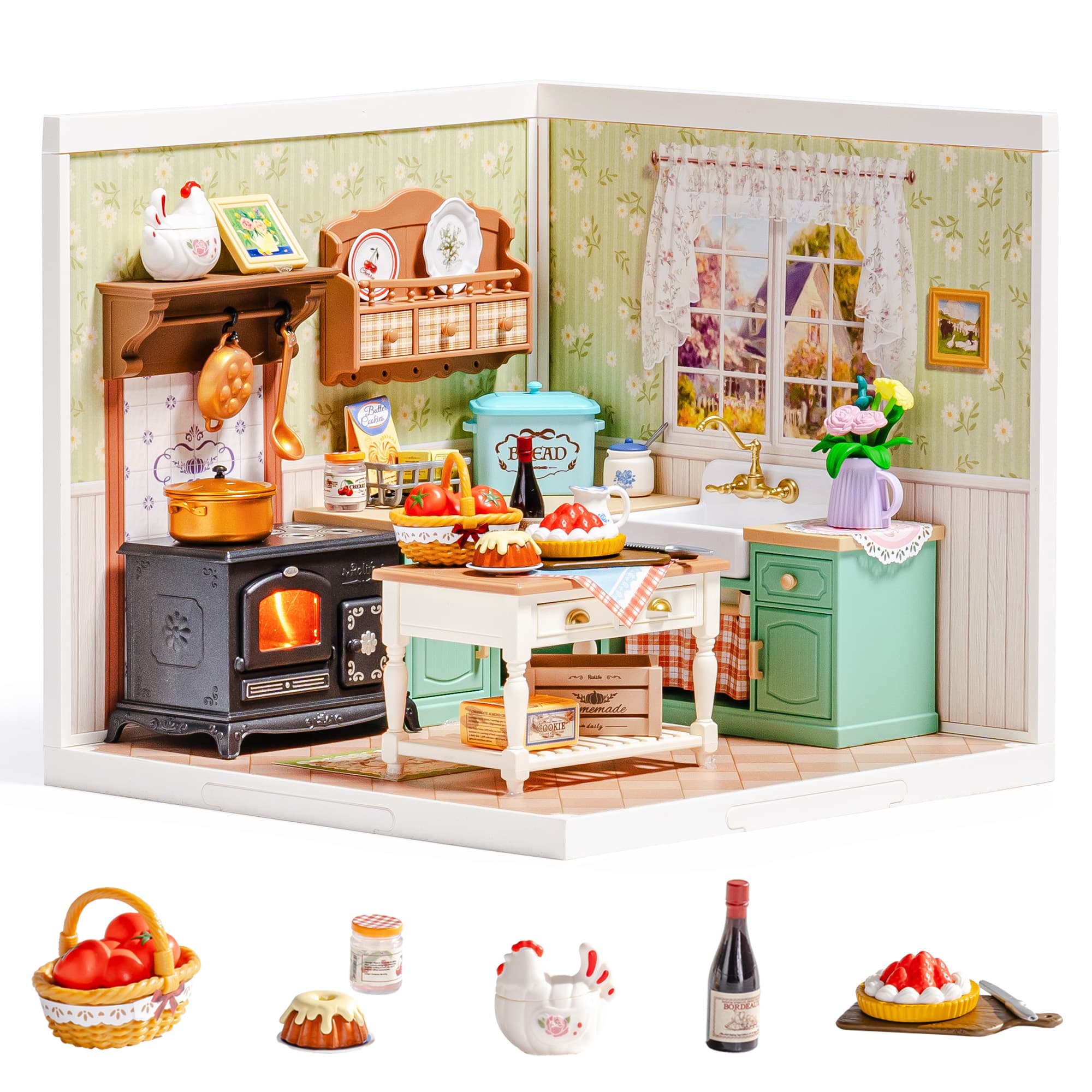 Transform Your Space with the Rolife Miniature Tea Room - image 9