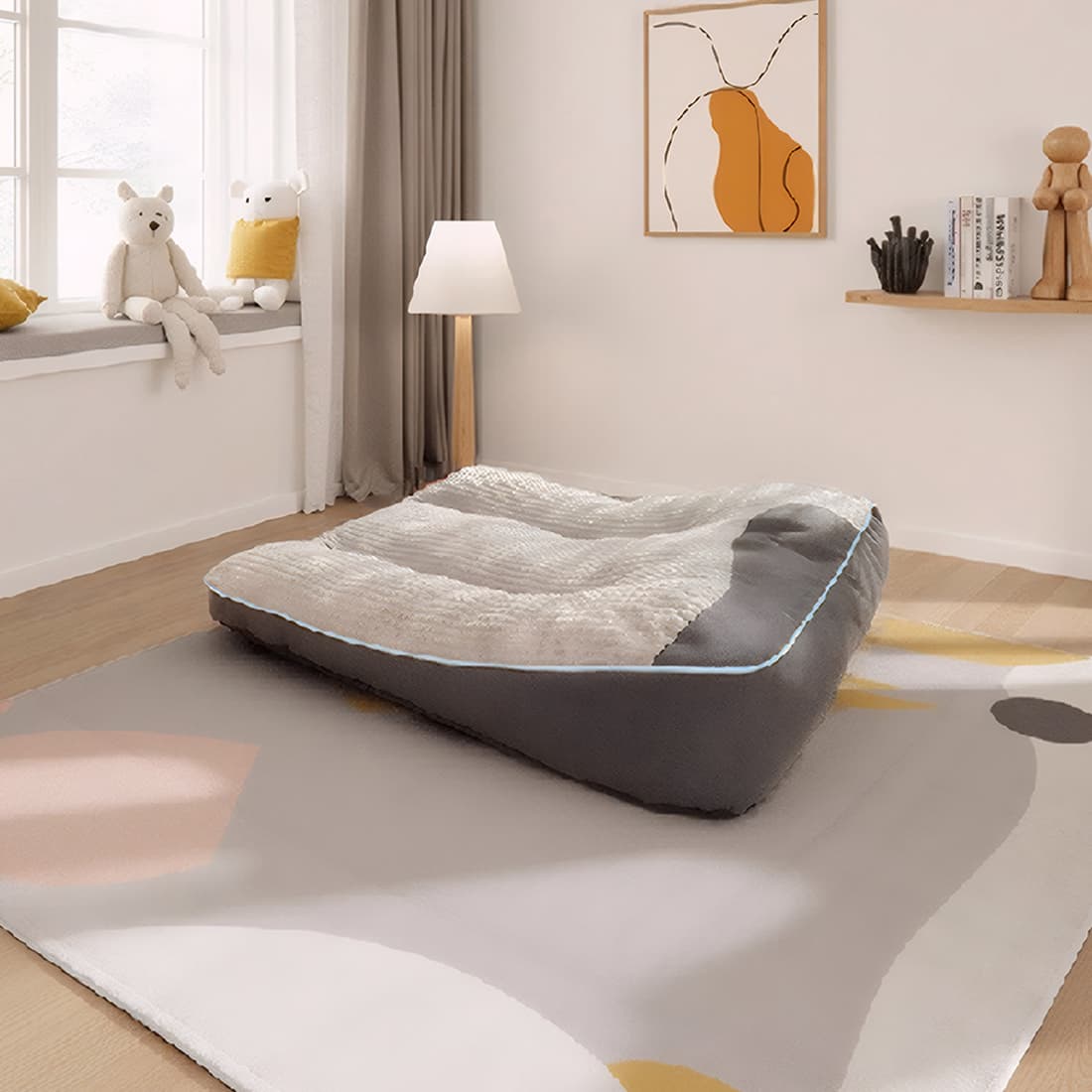 Premium Light Brown Dog Sofa Bed for Ultimate Comfort - image 5