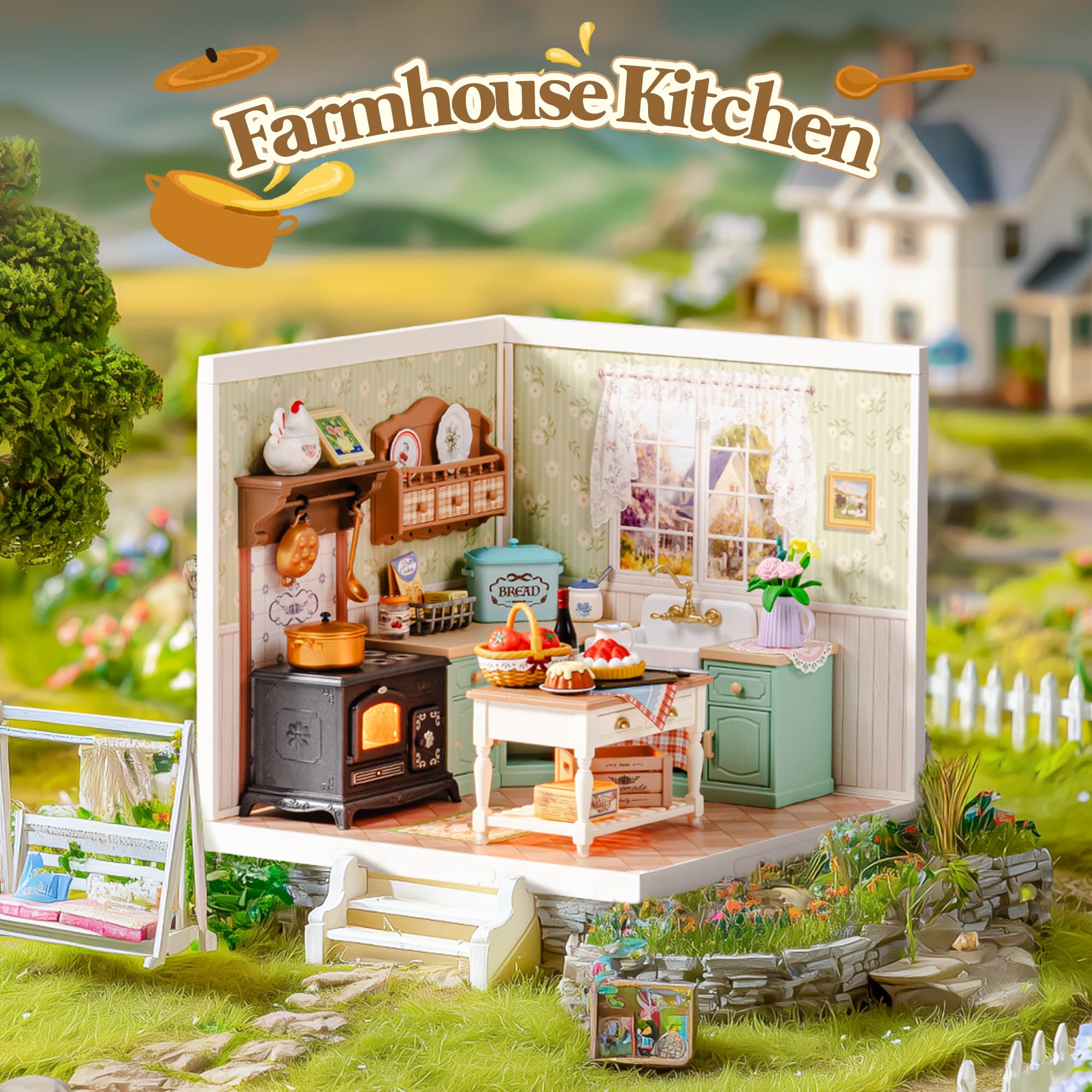 Transform Your Space with the Rolife Miniature Tea Room - image 4