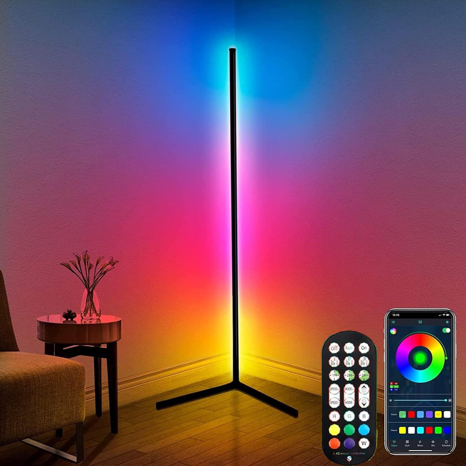 Transform Your Room With The Smart RGB LED Corner Lamp - image 7
