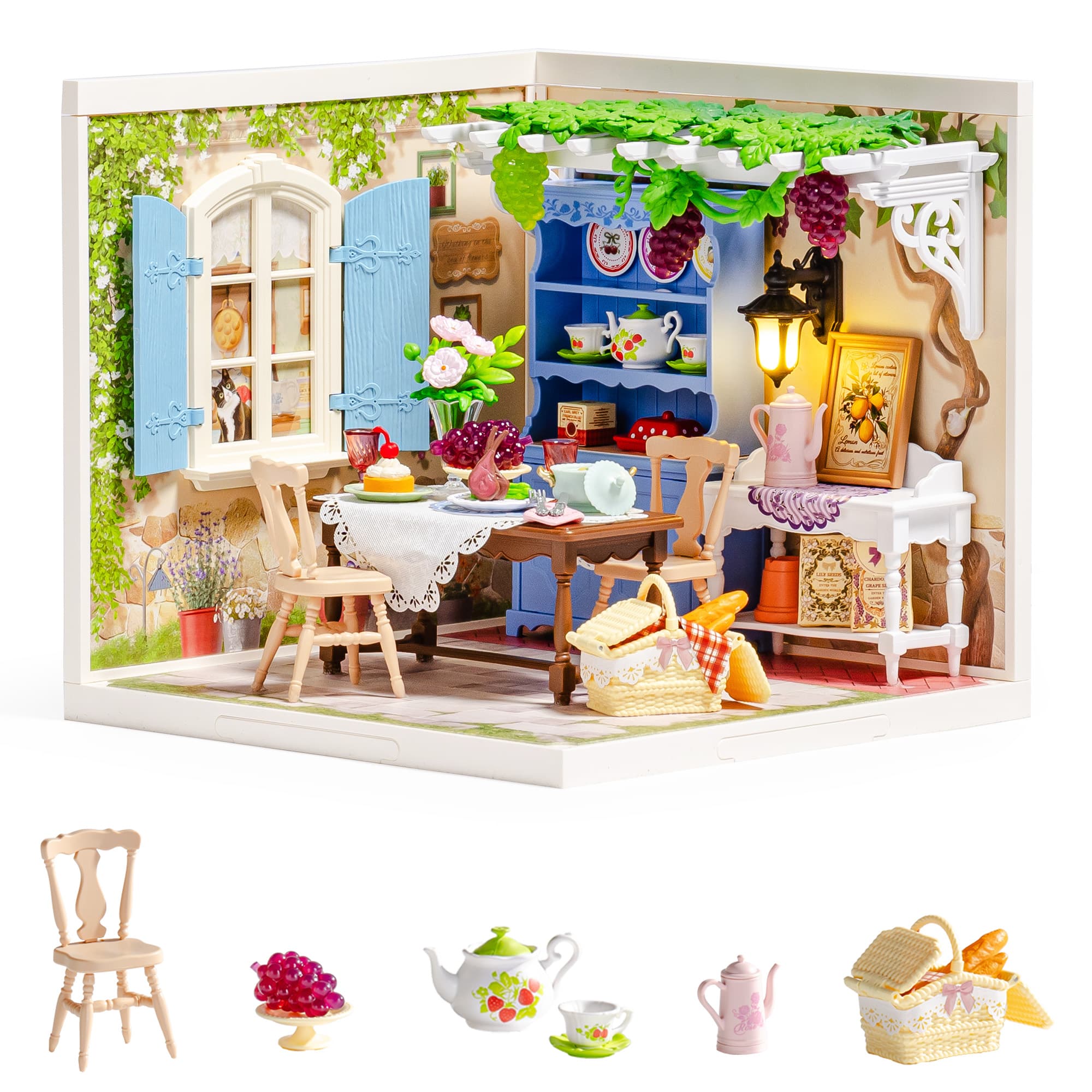 Transform Your Space with the Rolife Miniature Tea Room - image 21