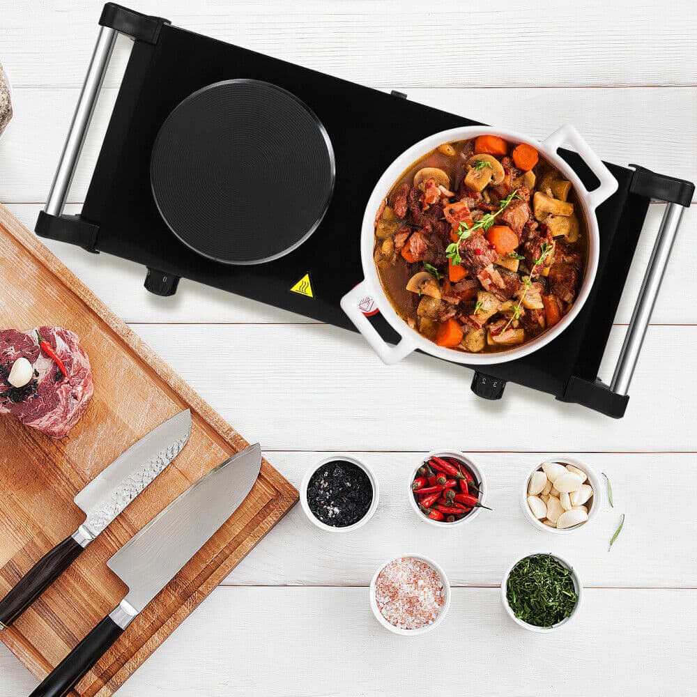 Transform Small Spaces with this 2000W Portable Double Hob - image 12