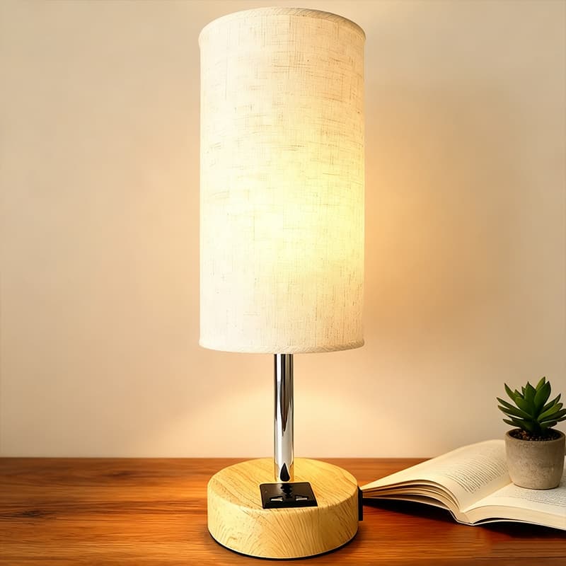 Effortless Lighting: 3-Way Dimmable Bedside Lamp with USB - image 13