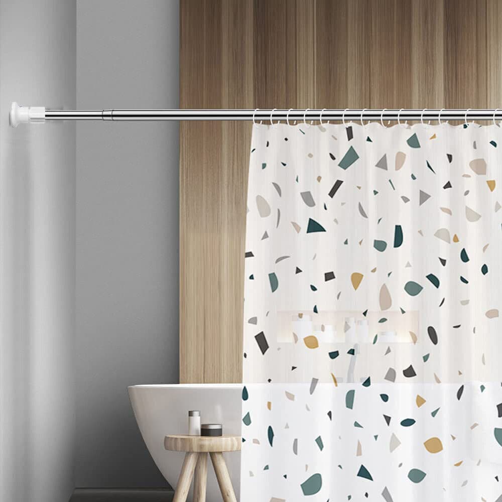 Heavy-Duty Extendable Shower Rod | No Tools, No Fuss - image 1