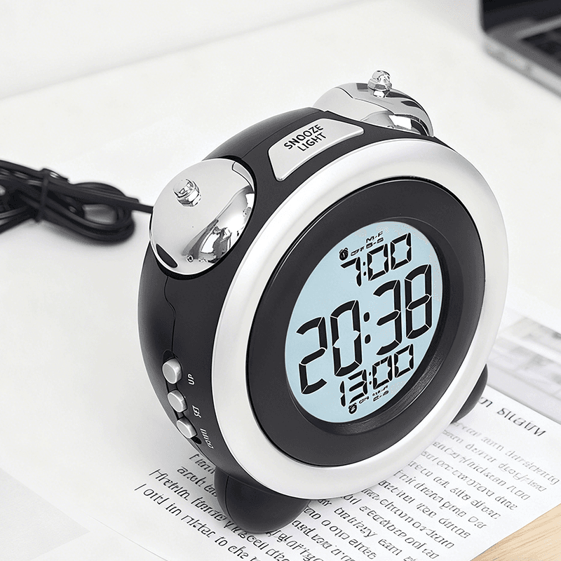 Loud Vibration Alarm Clock with Dual Alarms and Vibrating Disc - image 4
