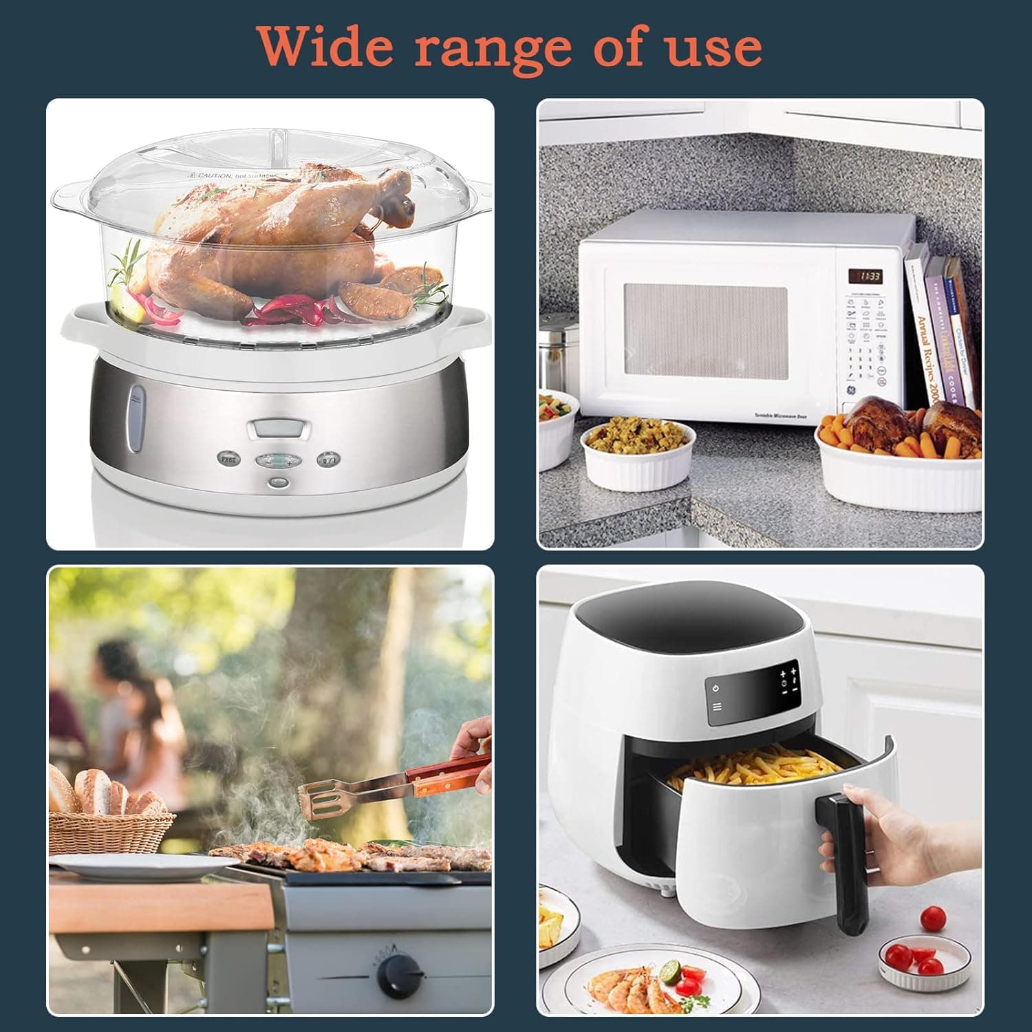 Effortless Cleanup with Premium 9-Inch Air Fryer Liners - image 5