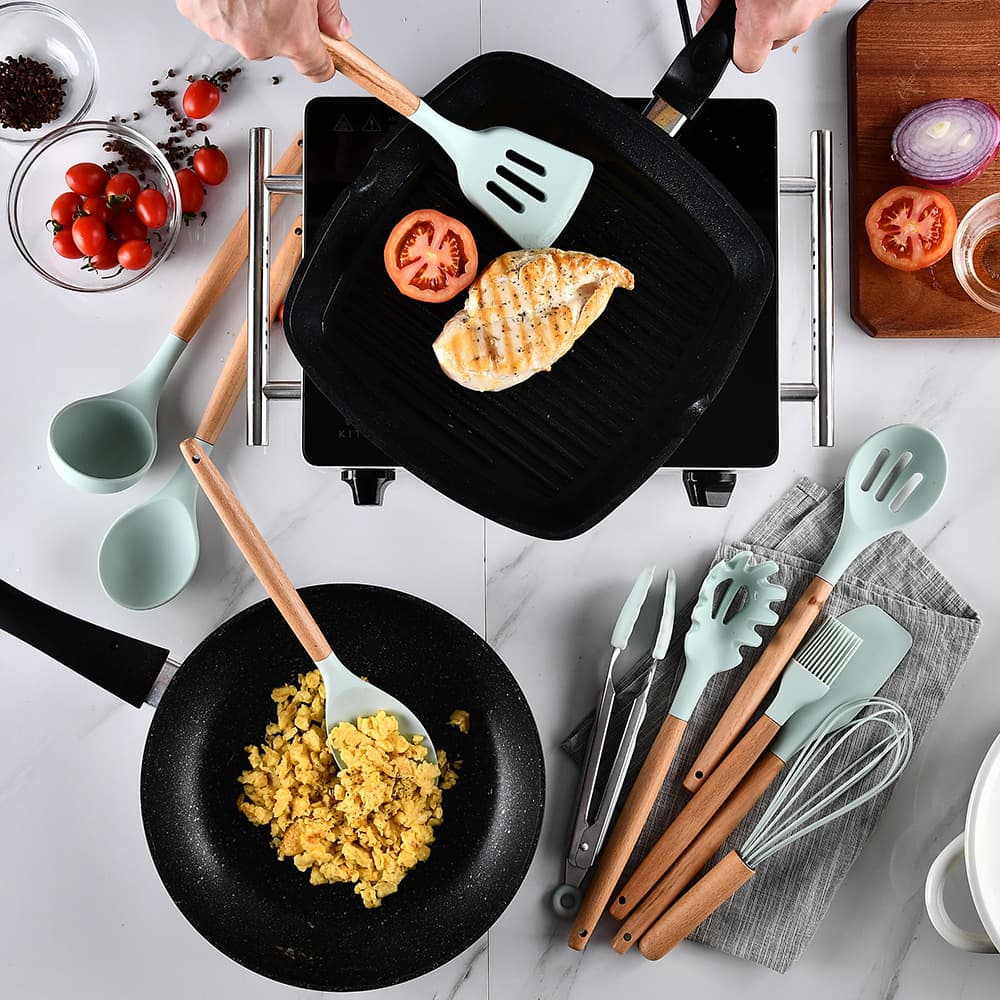 Effortless Cooking With Premium Silicone & Wood Utensils - image 29