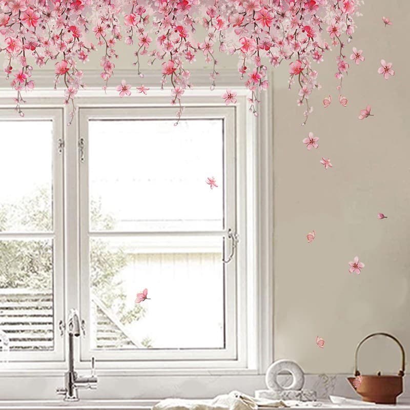Transform Your Space with Self-Adhesive Floral Wall Stickers - image 1
