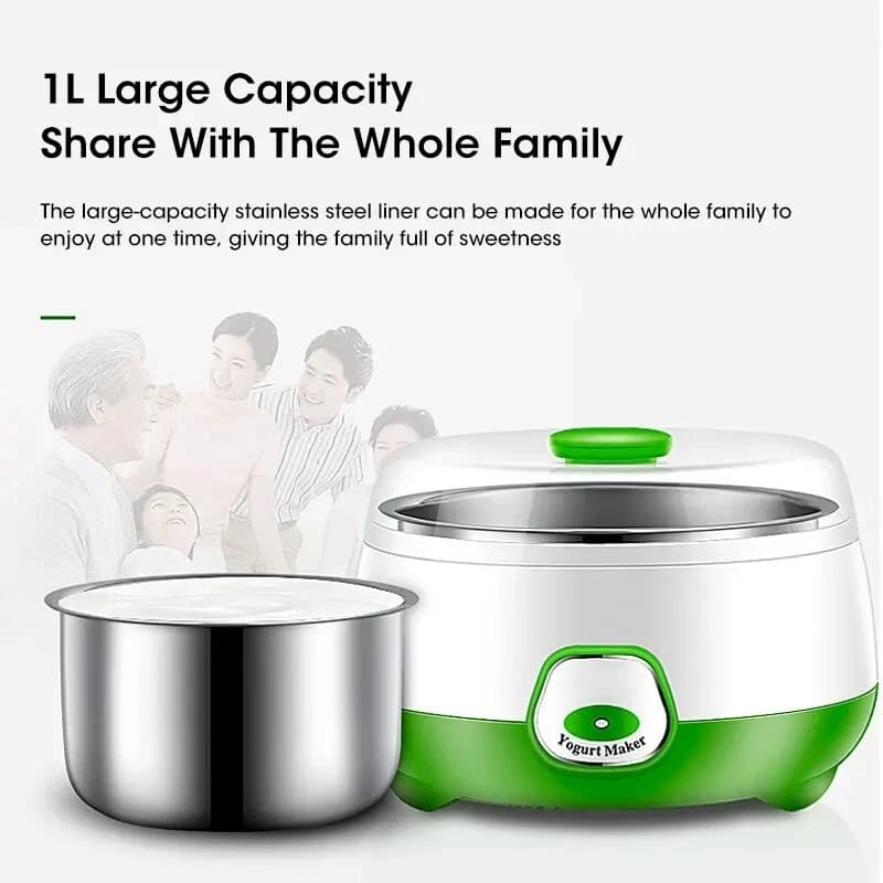 Effortless 1L Automatic Yogurt Maker for Fresh Homemade Dairy - image 8