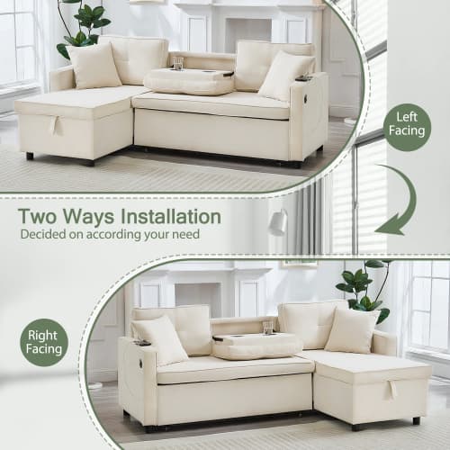Transform Your Space with a 3-in-1 Reversible Sleeper Sofa - image 14