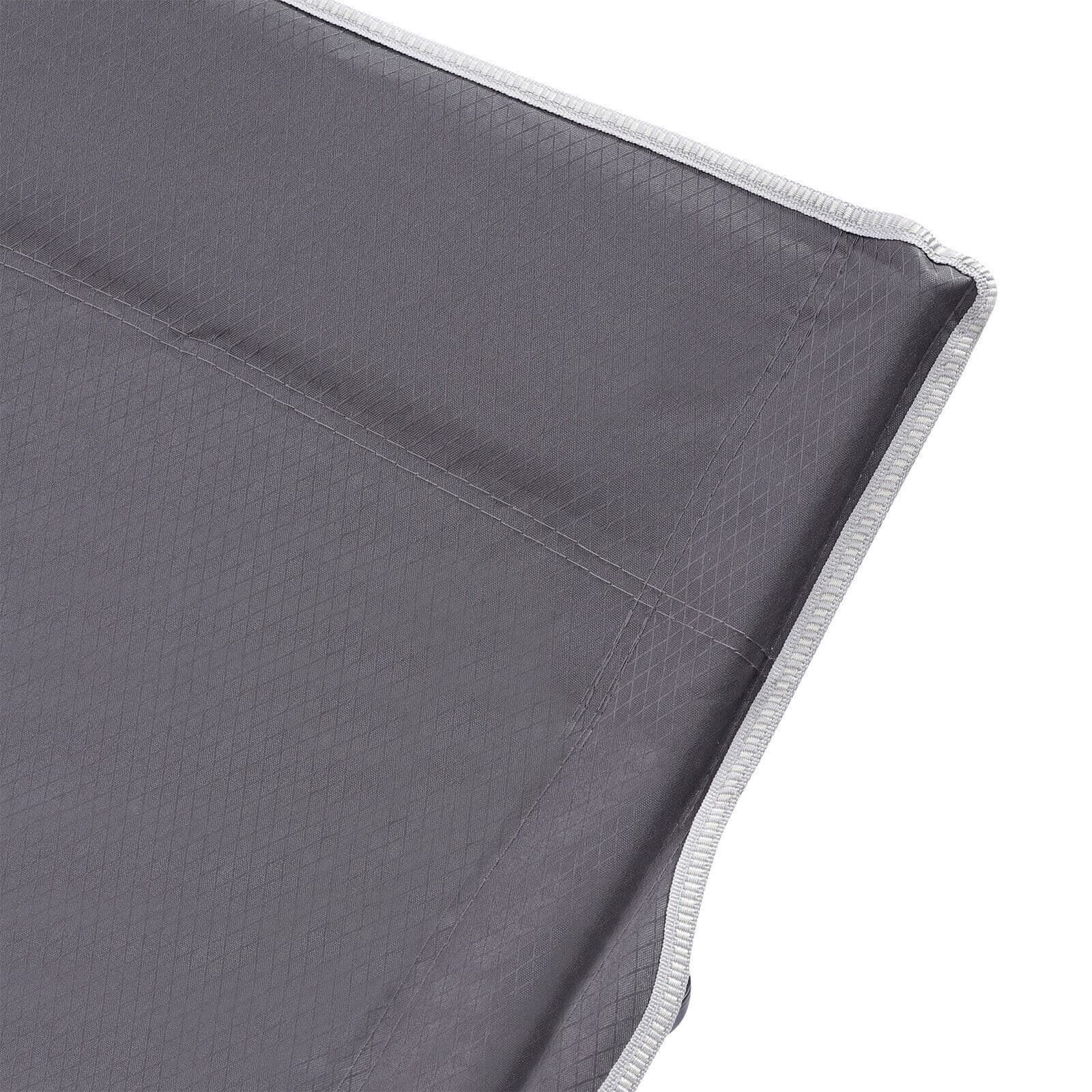 Folding Single Bed with Quilted Grey Mat for Camping and Guests - image 9