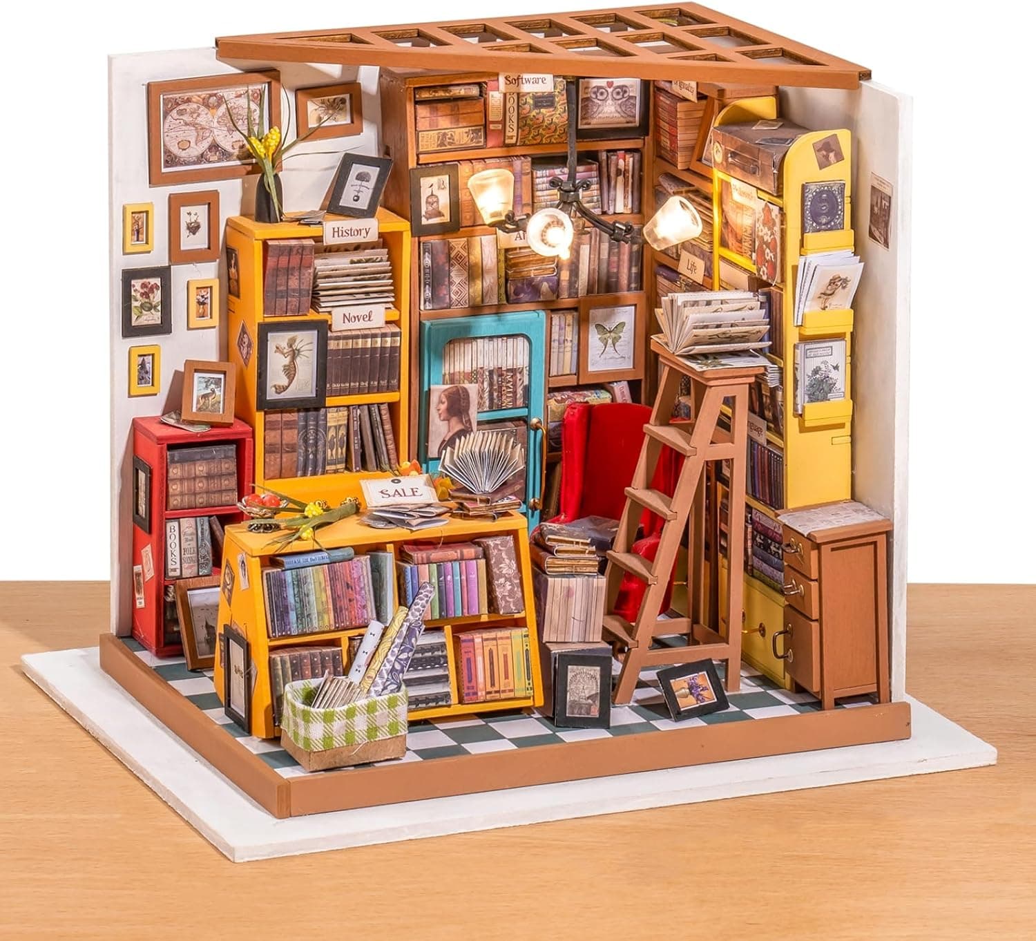 DIY Miniature Model Kit: Sam's Study Library - image 2