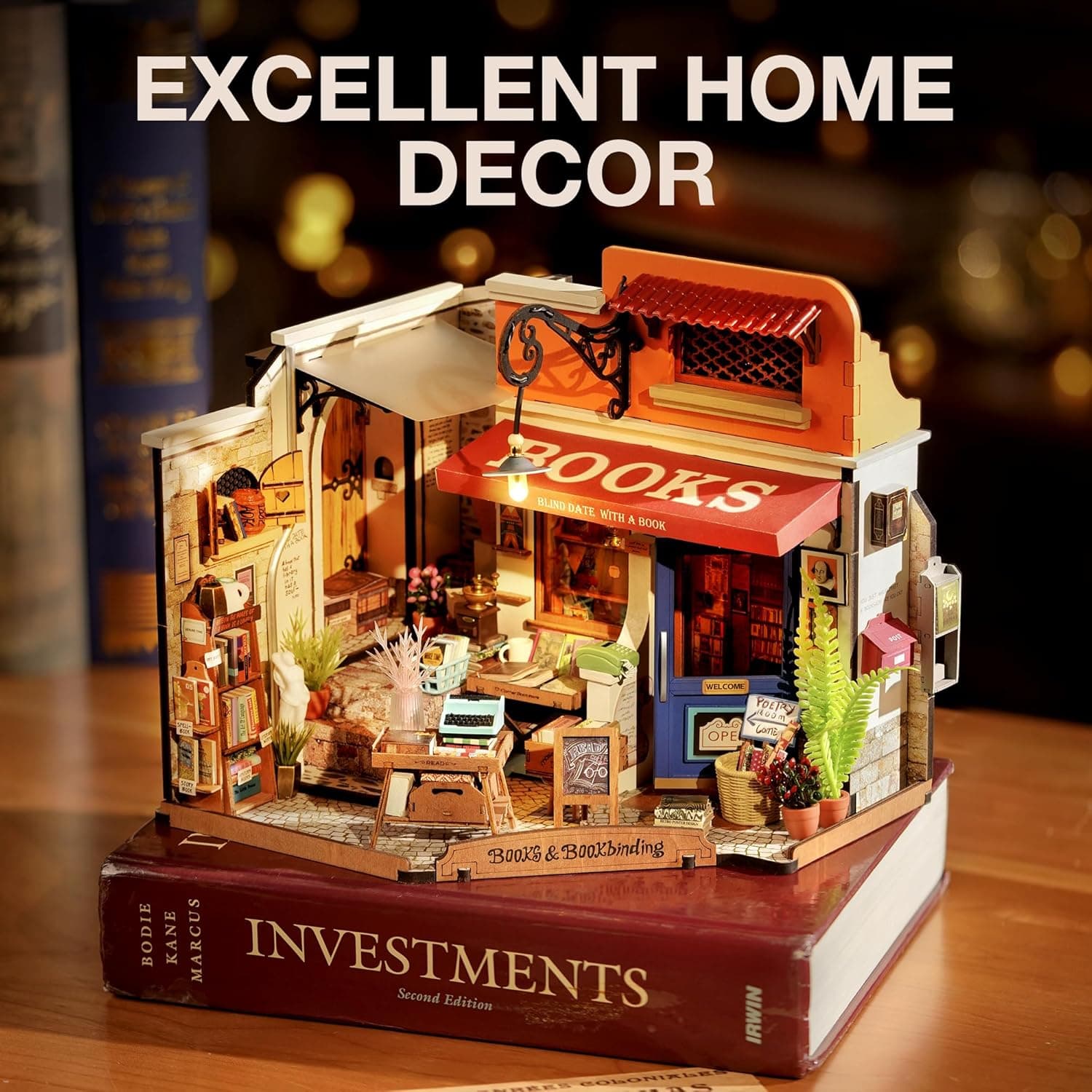 DIY Miniature Bookstore Kit "The Reader's Corner" - image 2