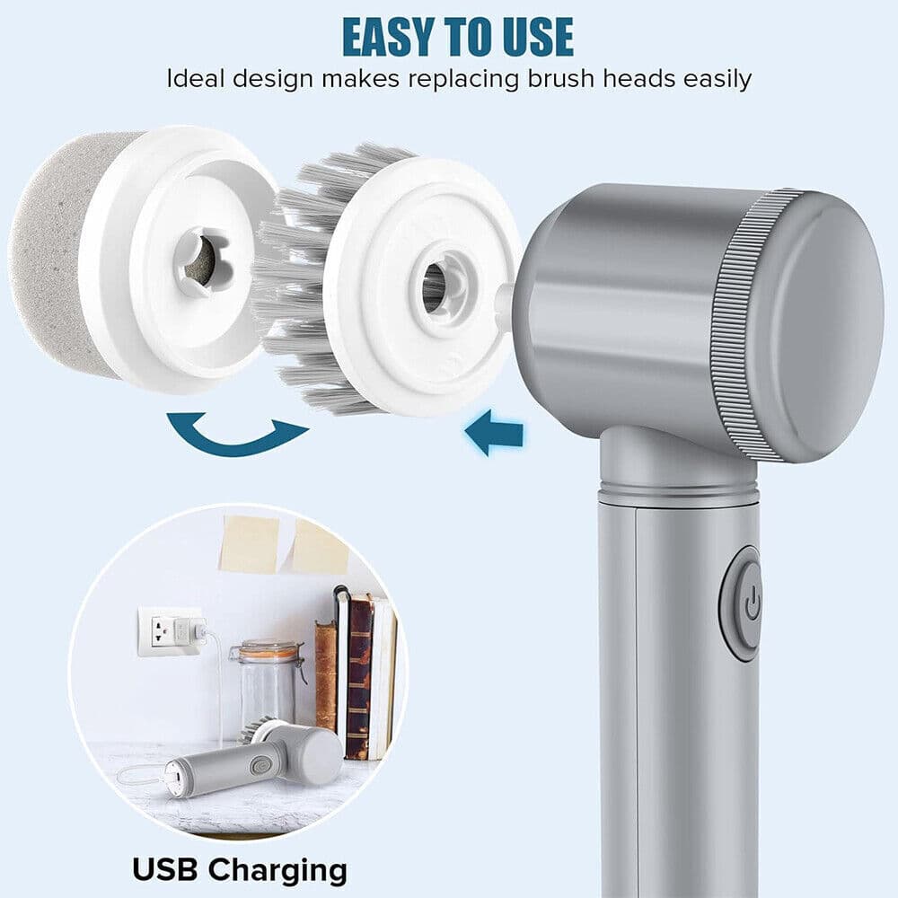 Rechargeable Electric Spin Scrubber for a Deeper Clean - image 10