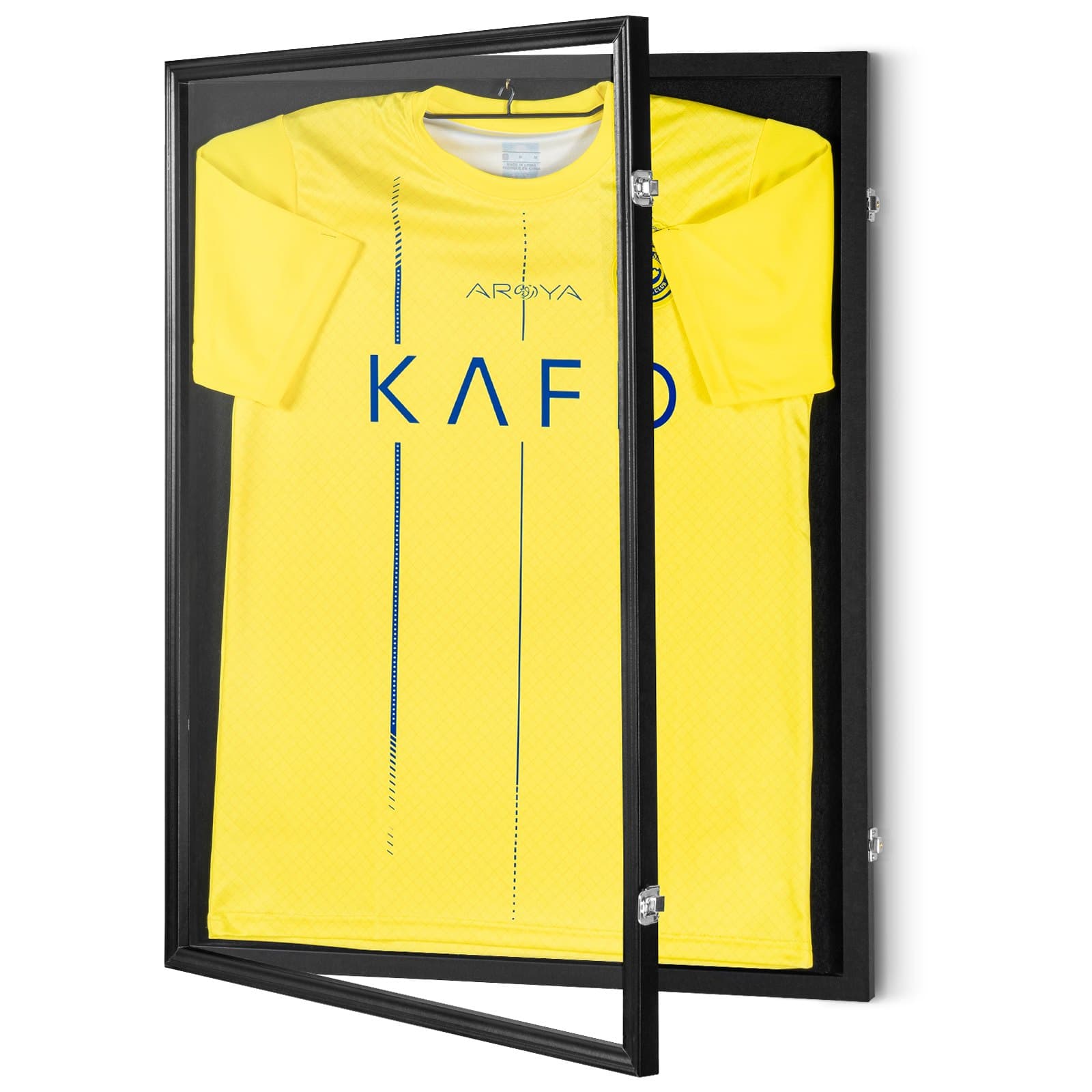 Premium Wooden Frame for Displaying and Protecting Sports Shirts