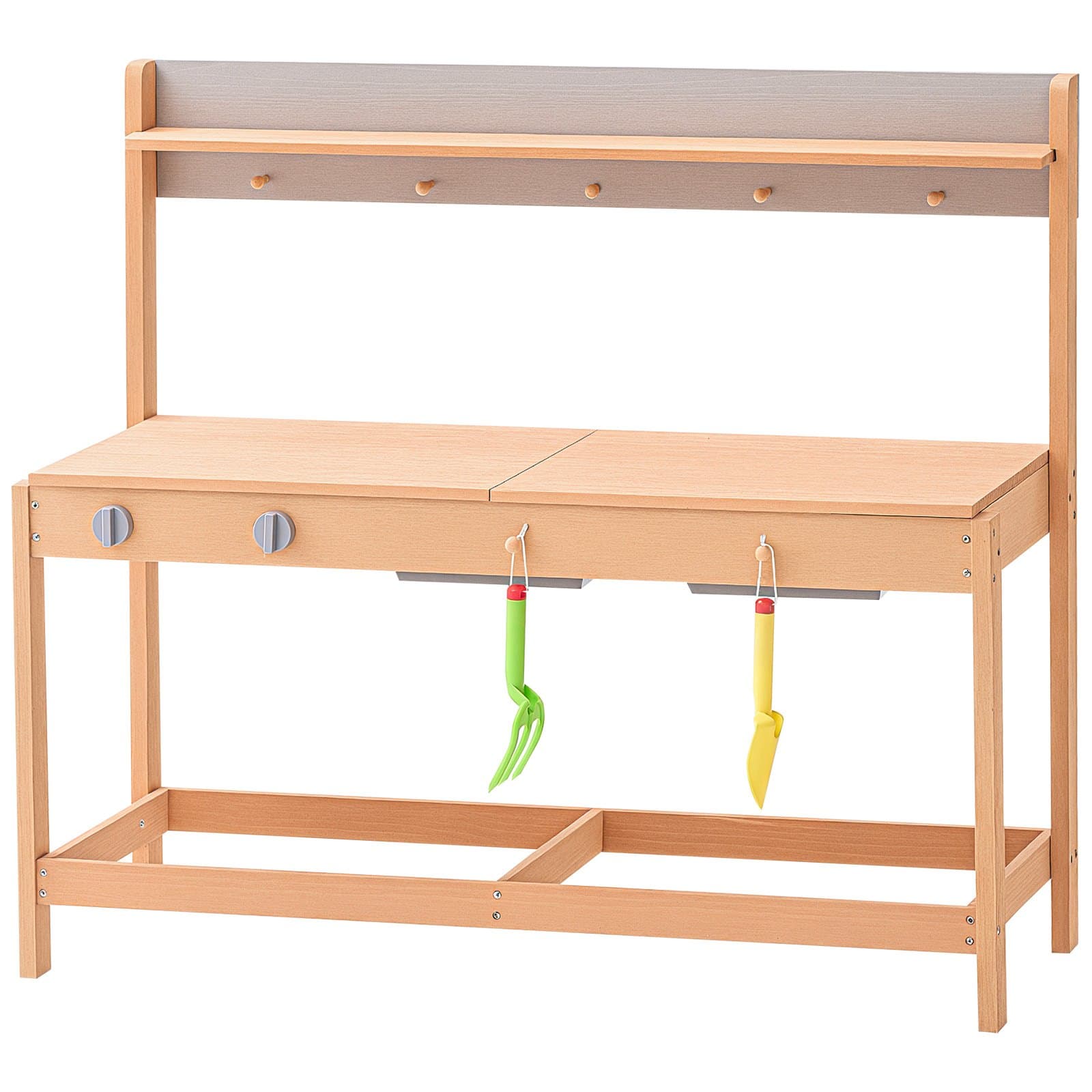 Transform Outdoor Play with the Premium Wooden Mud Kitchen - NJCFJDK100CMJ2I4GV0