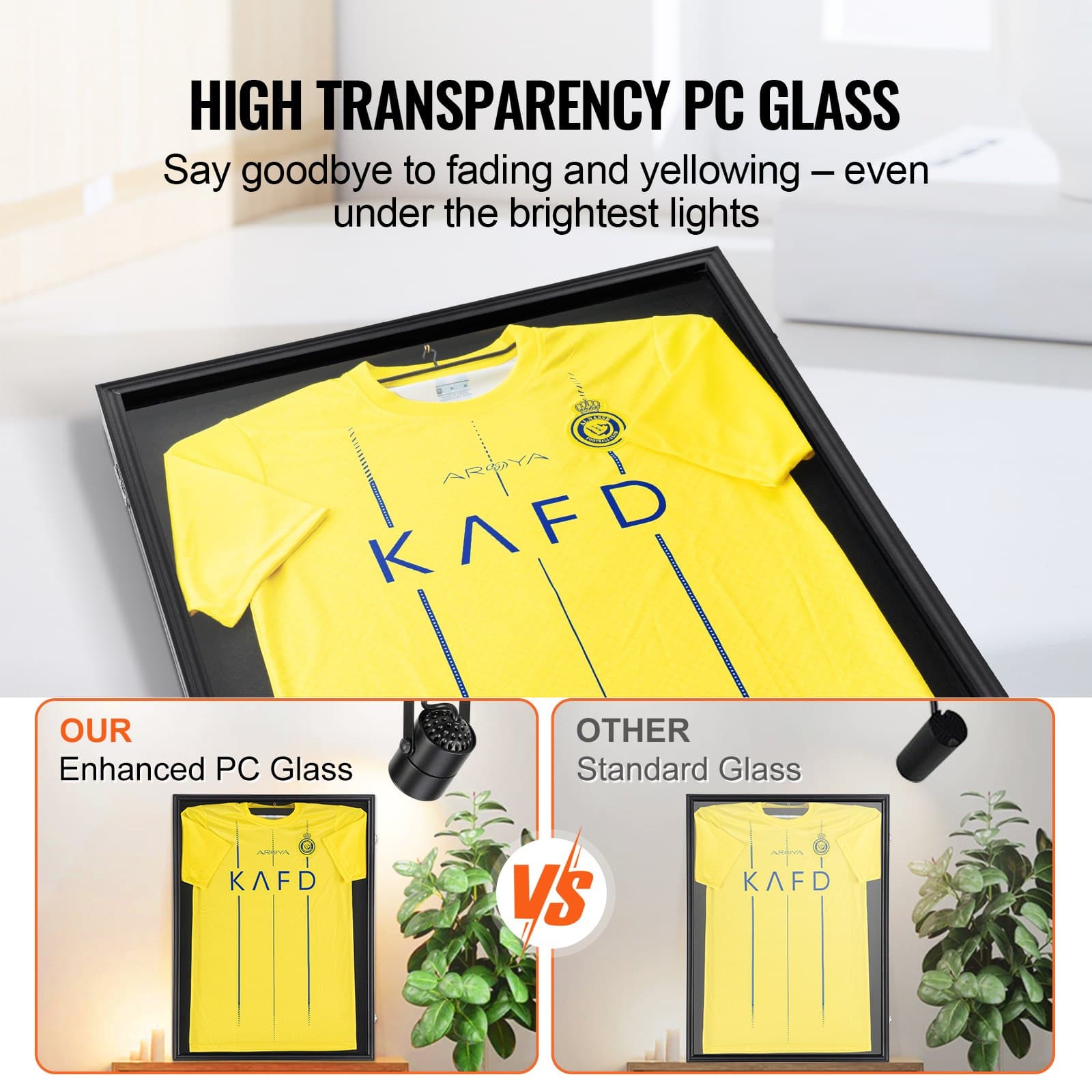 Premium Wooden Frame for Displaying and Protecting Sports Shirts - image 4