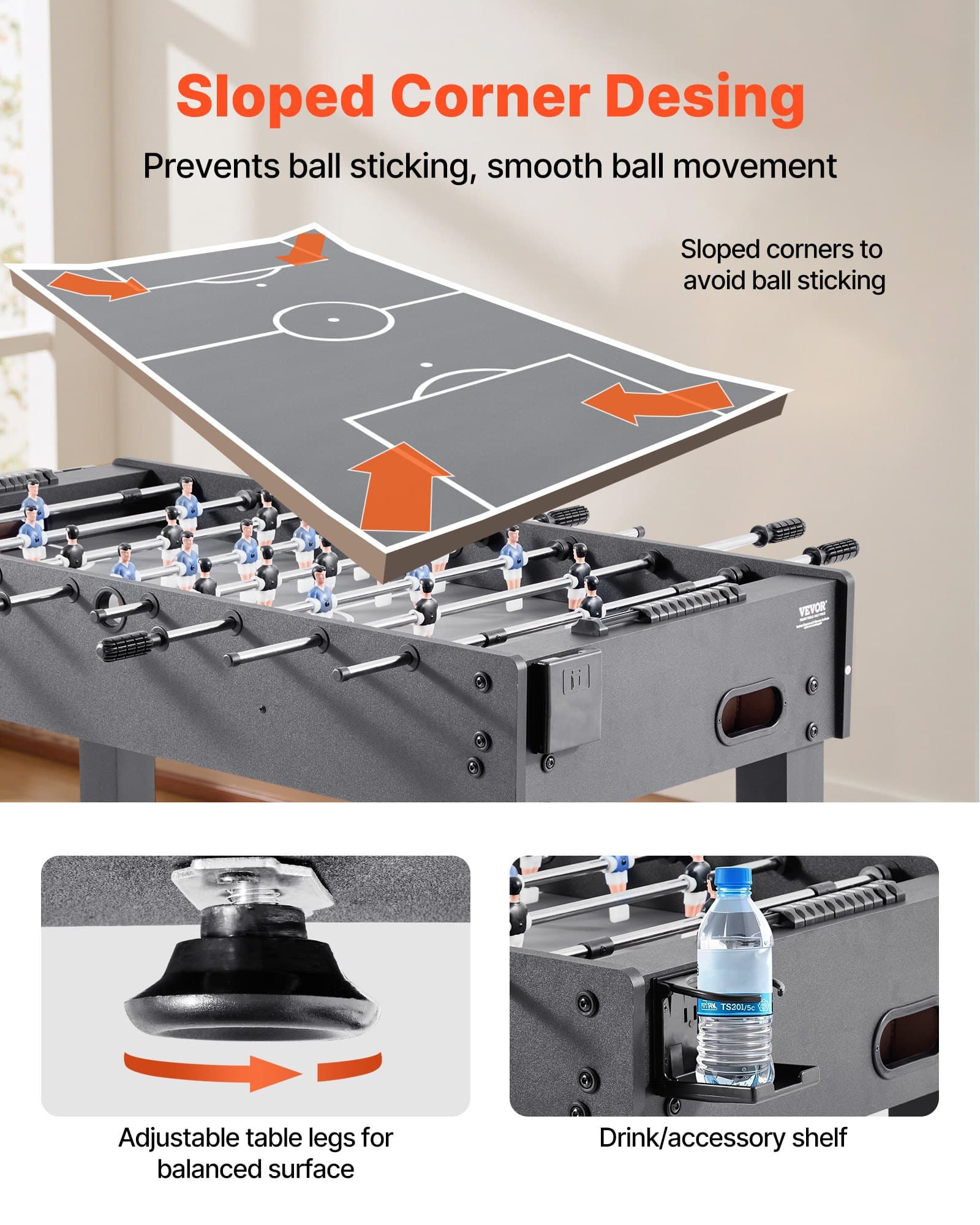 4ft Table Football for Home, Games Room or Office - image 8