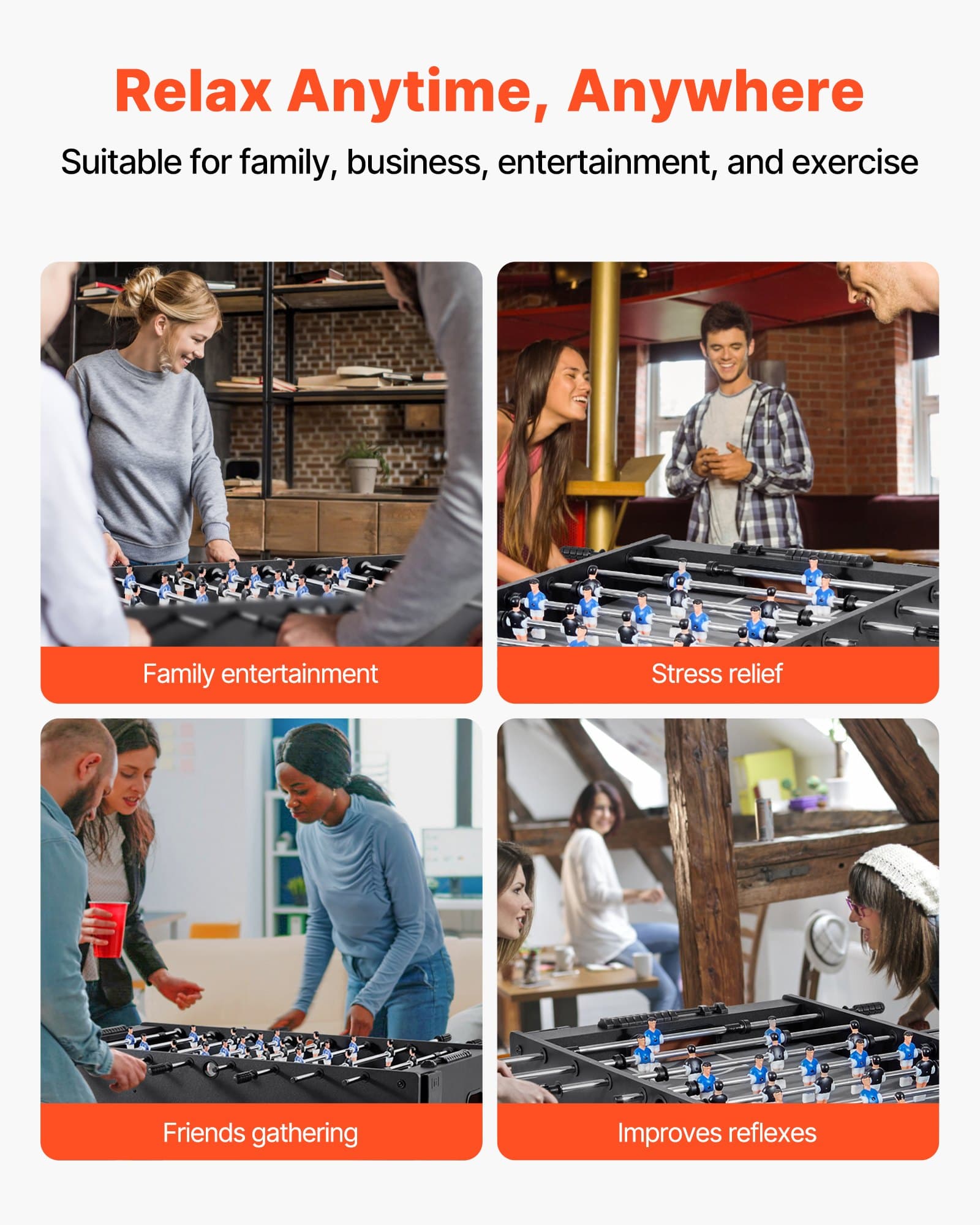 4ft Table Football for Home, Games Room or Office - image 1