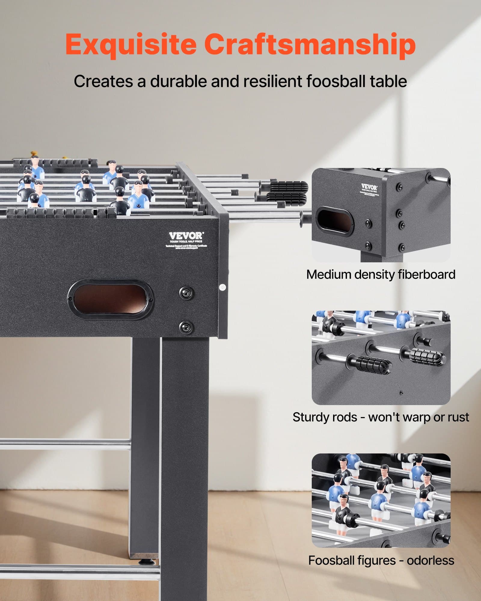 4ft Table Football for Home, Games Room or Office - image 9