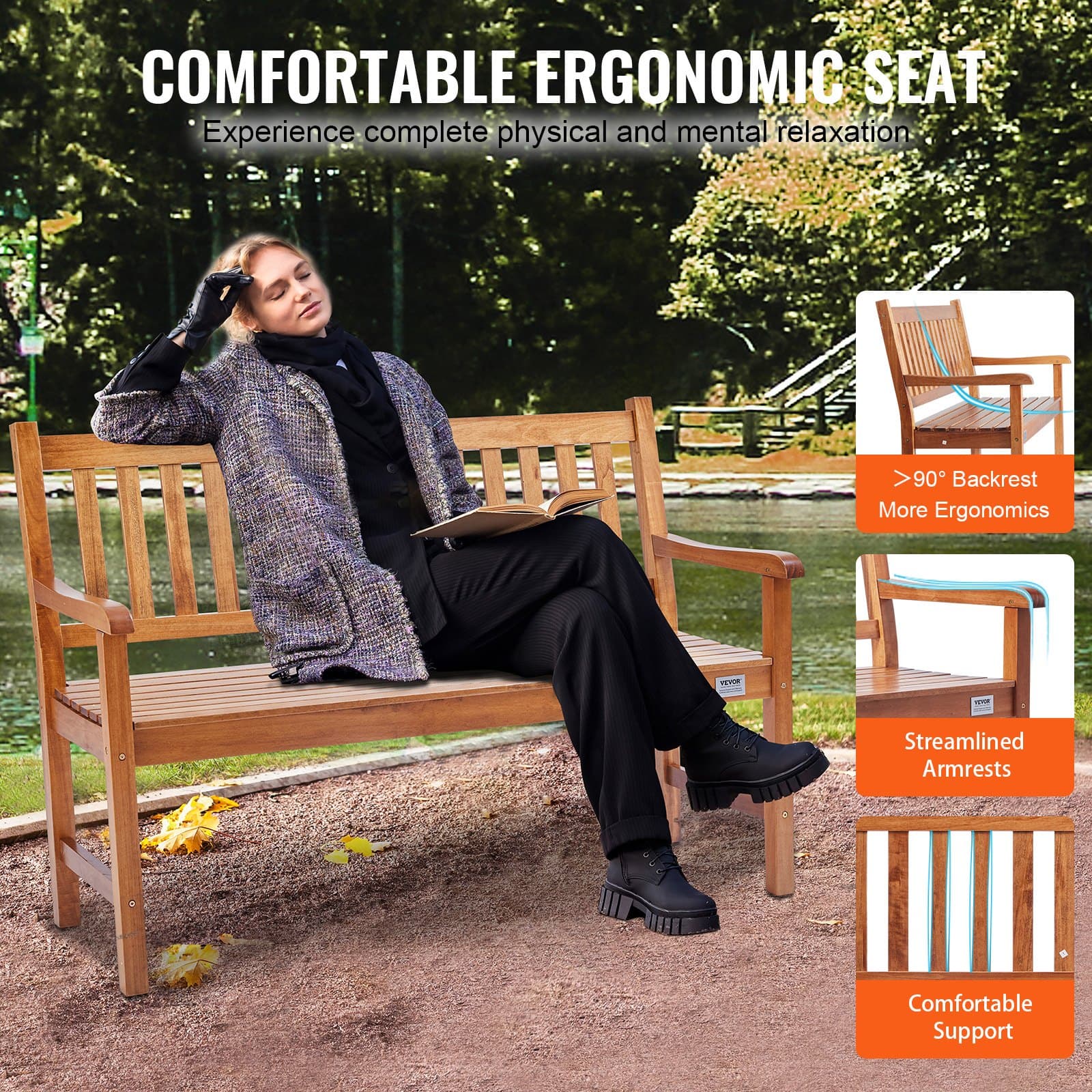 Transform Your Garden with this Premium Solid Wood Bench - image 5