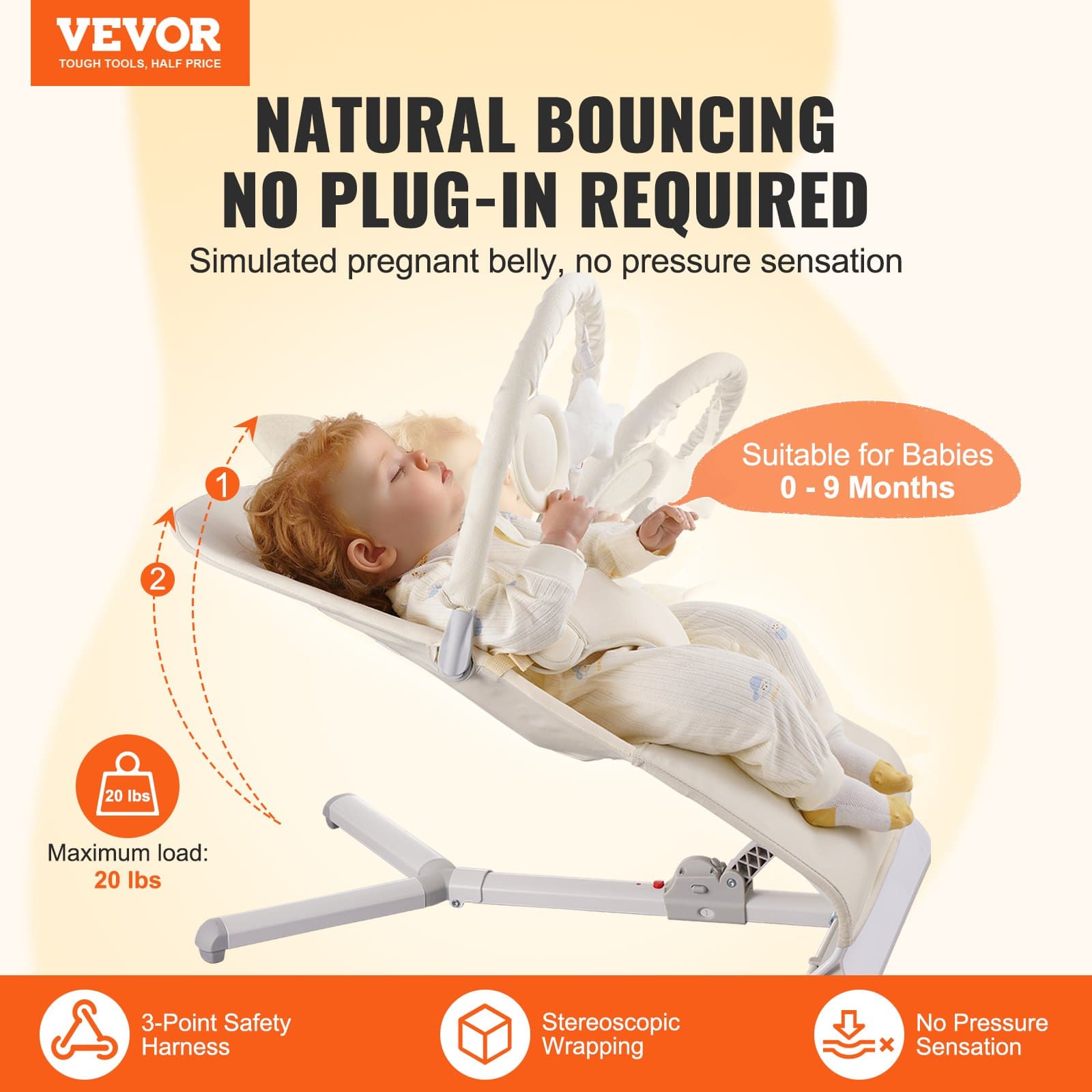 Soothe & Entertain Your Baby with Our Portable Bouncer Seat - image 1