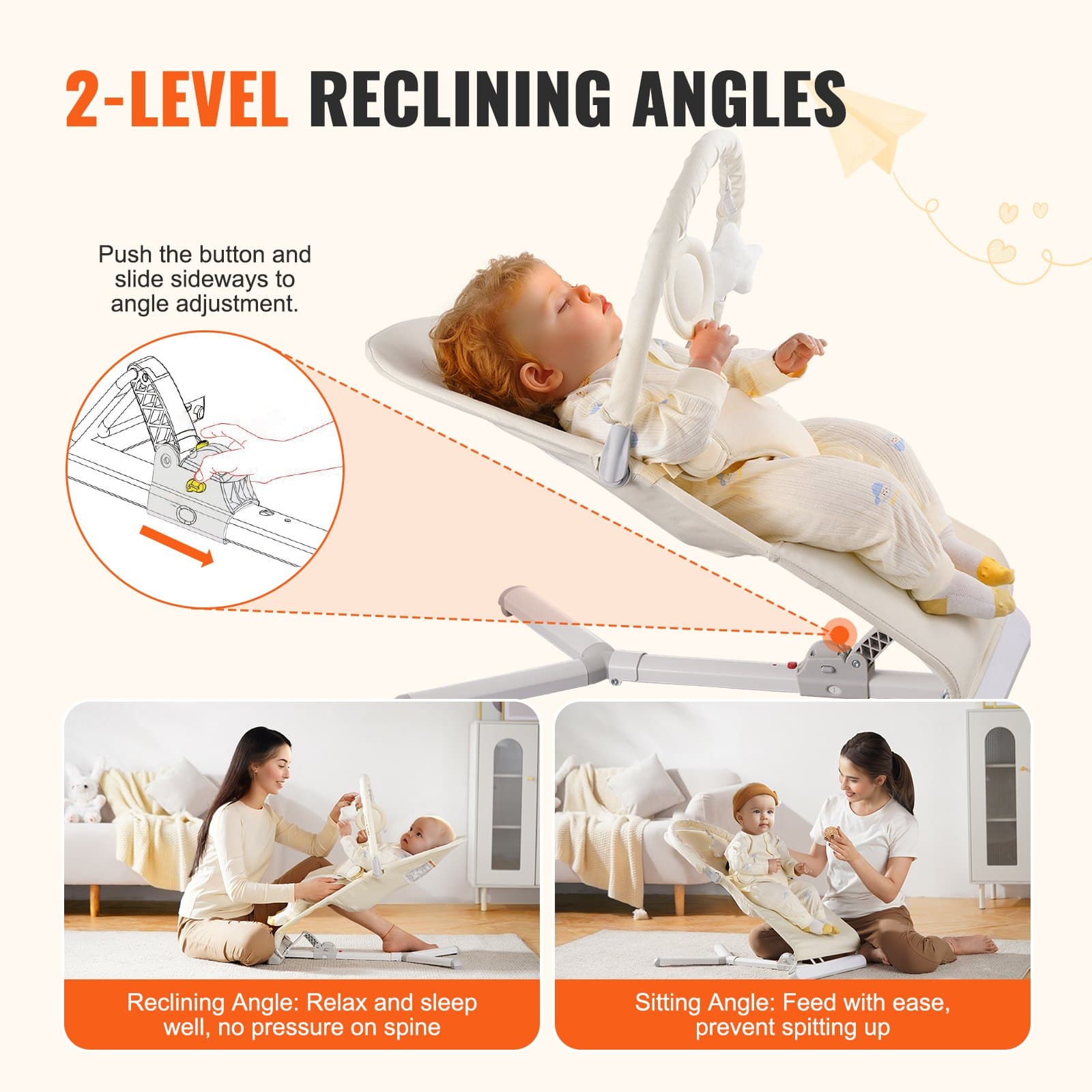 Soothe & Entertain Your Baby with Our Portable Bouncer Seat - image 2