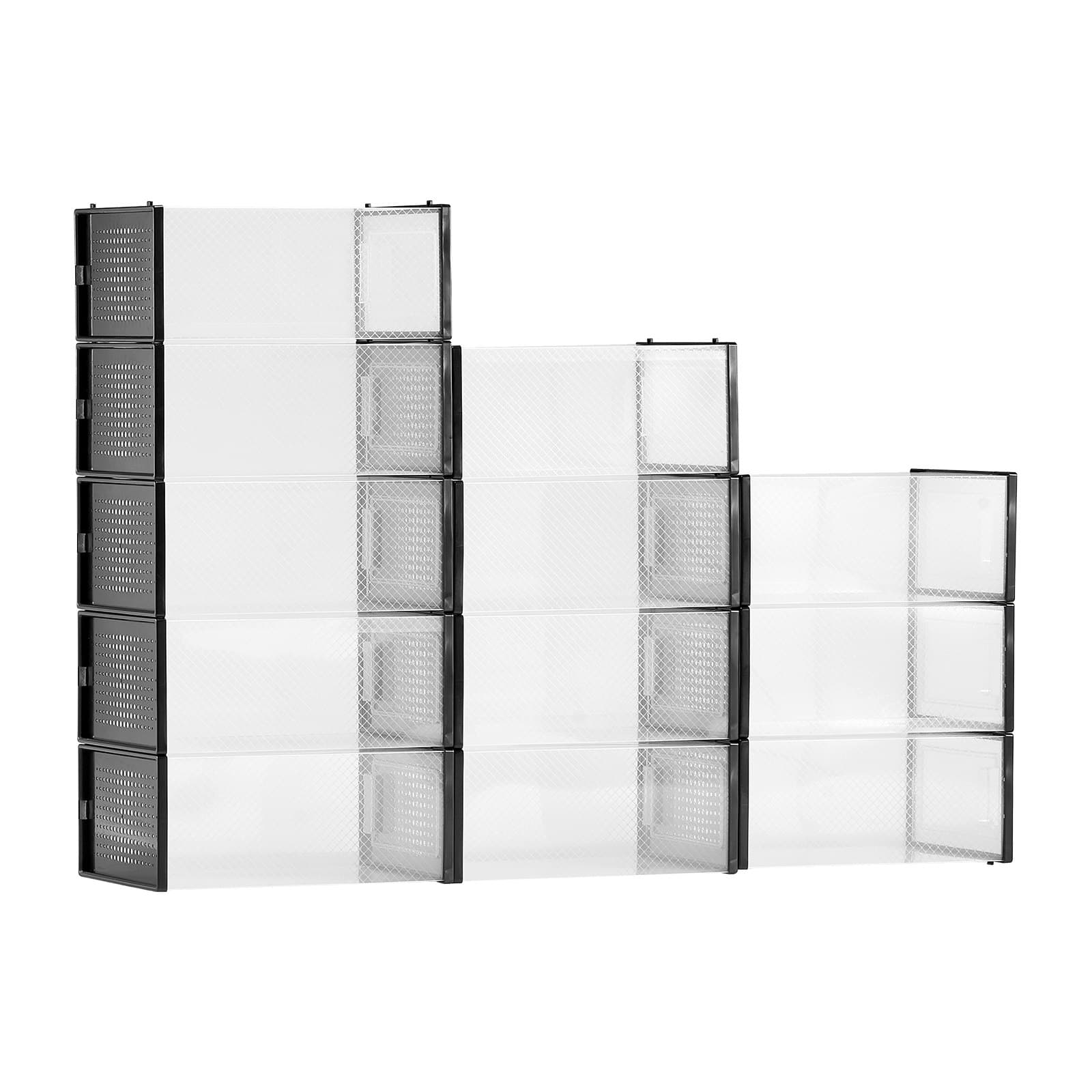 Transform Your Space with 12 Stackable Shoe Storage Boxes - KDDBTMKKXHQKKM6V2001V0