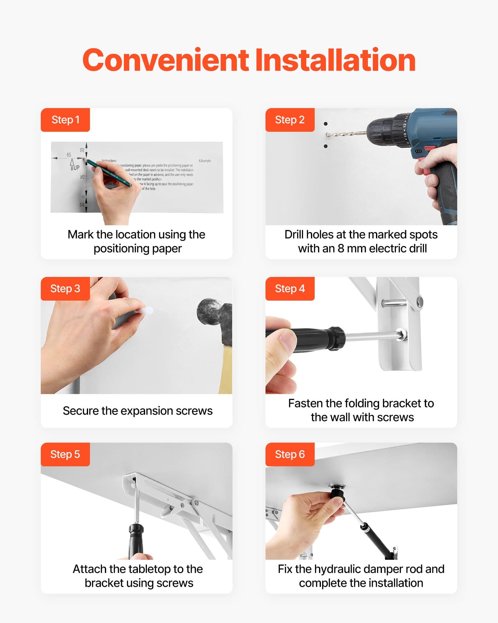 Create Instant Workspace with This Folding Wall Desk - image 2