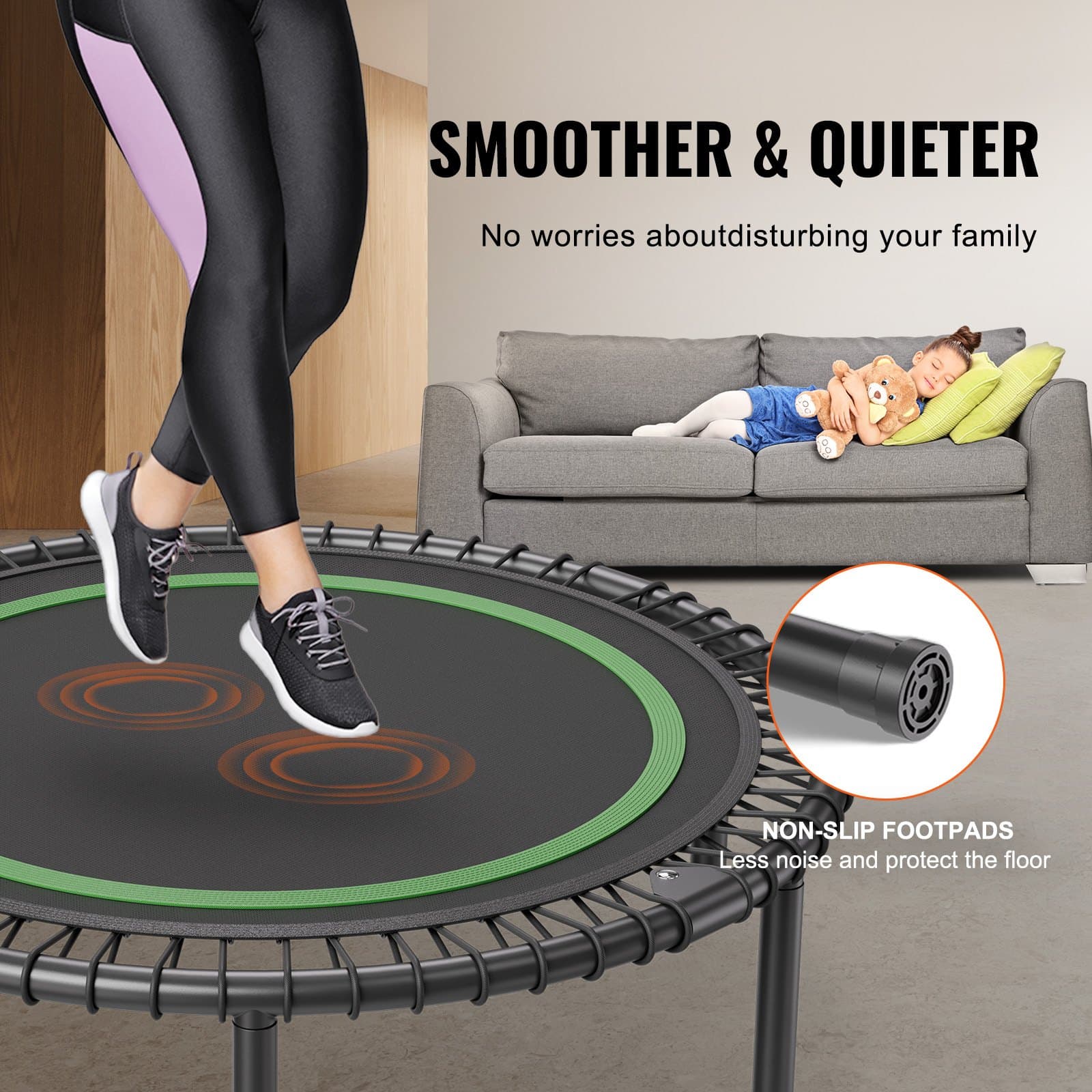 Transform Your Fitness with a Quiet, Foldable Rebounder - image 3