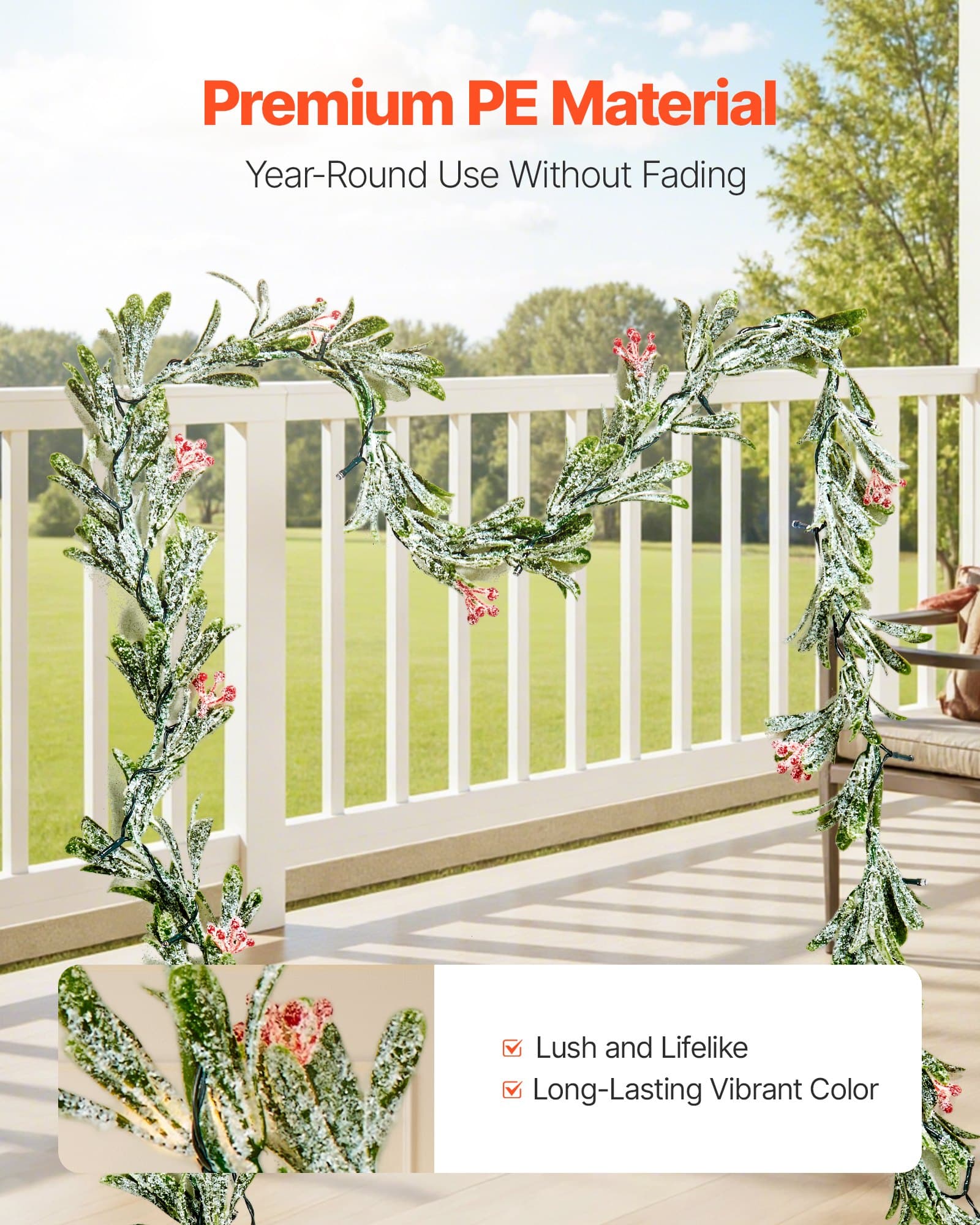 Transform Your Mantel with this Pre-Lit Christmas Garland - image 5