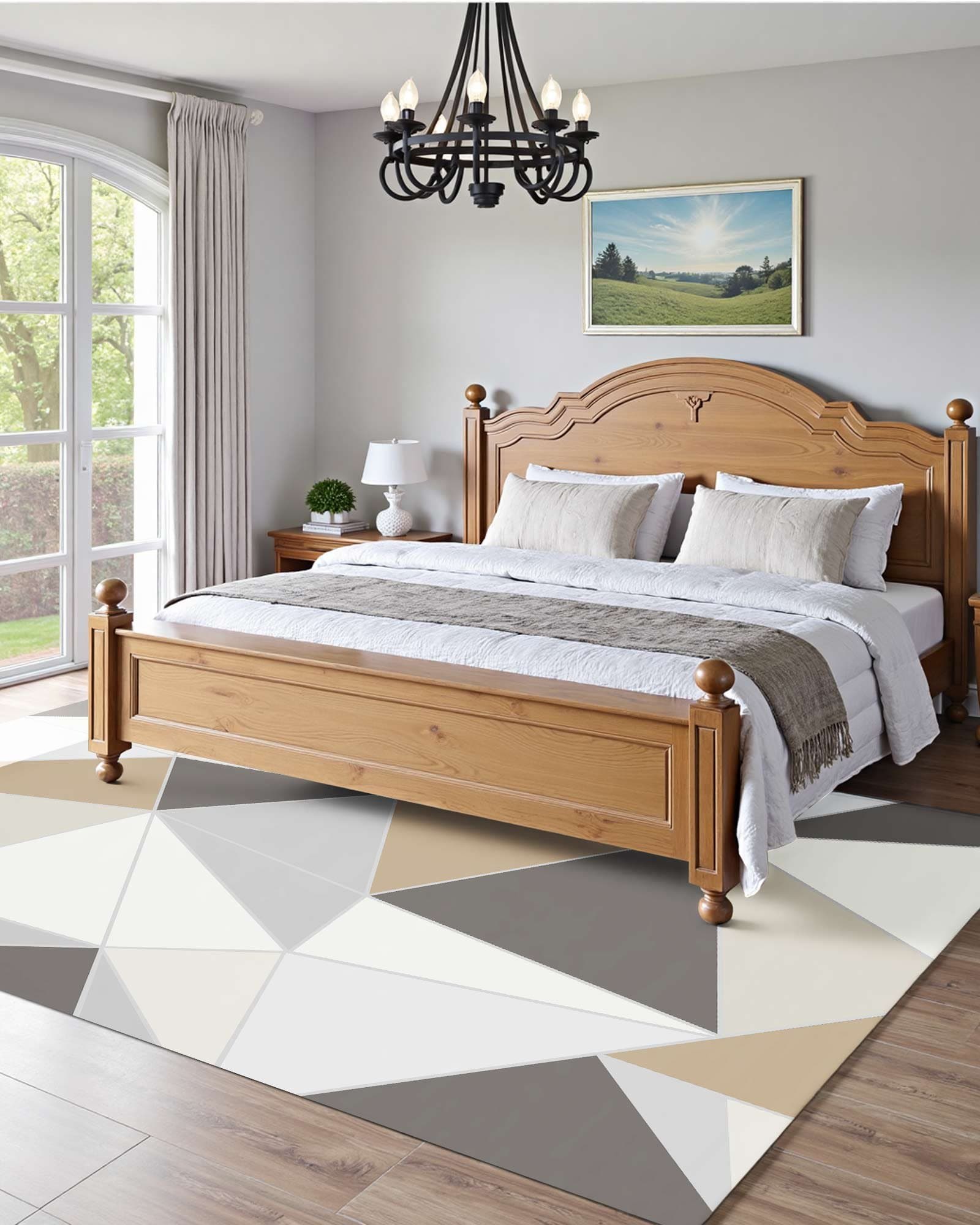 Effortless Style: Washable 5x7ft Charcoal Grey Area Rug - image 3