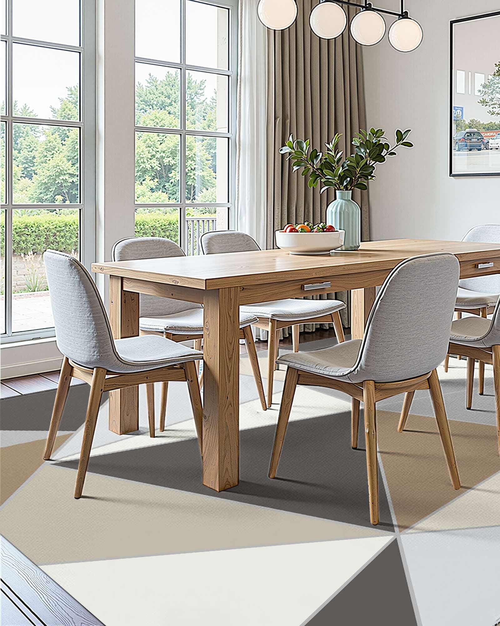 Effortless Style: Washable 5x7ft Charcoal Grey Area Rug - image 2