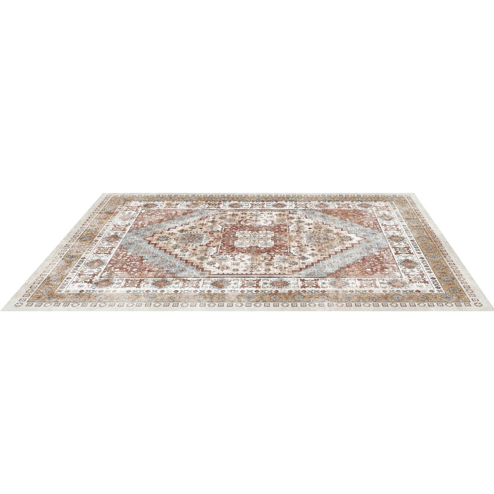 Transform Your Space with an Effortlessly Washable Vintage Rug