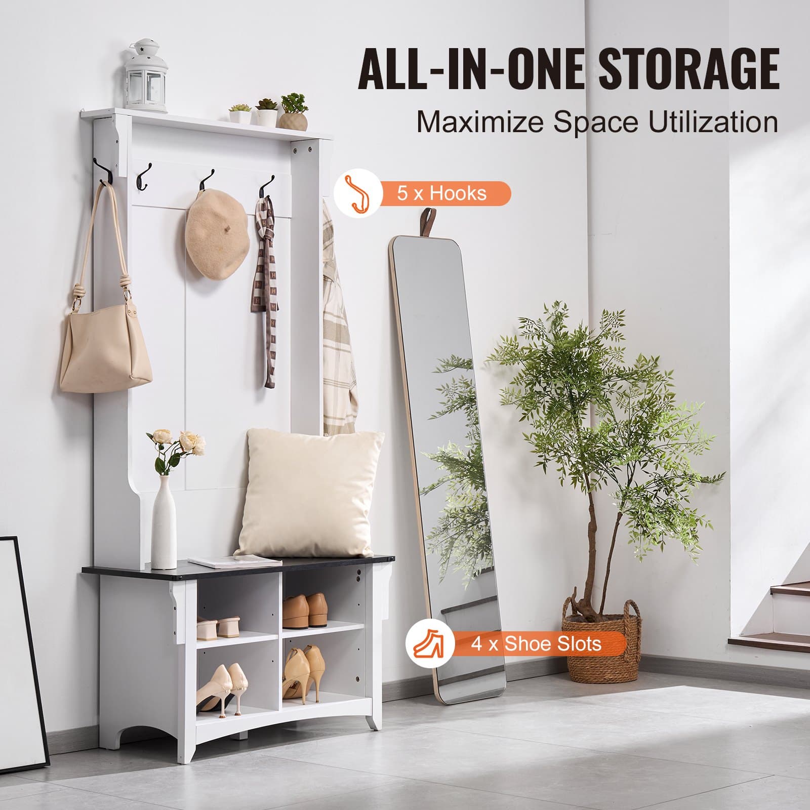 Transform Your Entryway with a Stylish Hall Tree & Storage Bench - image 1