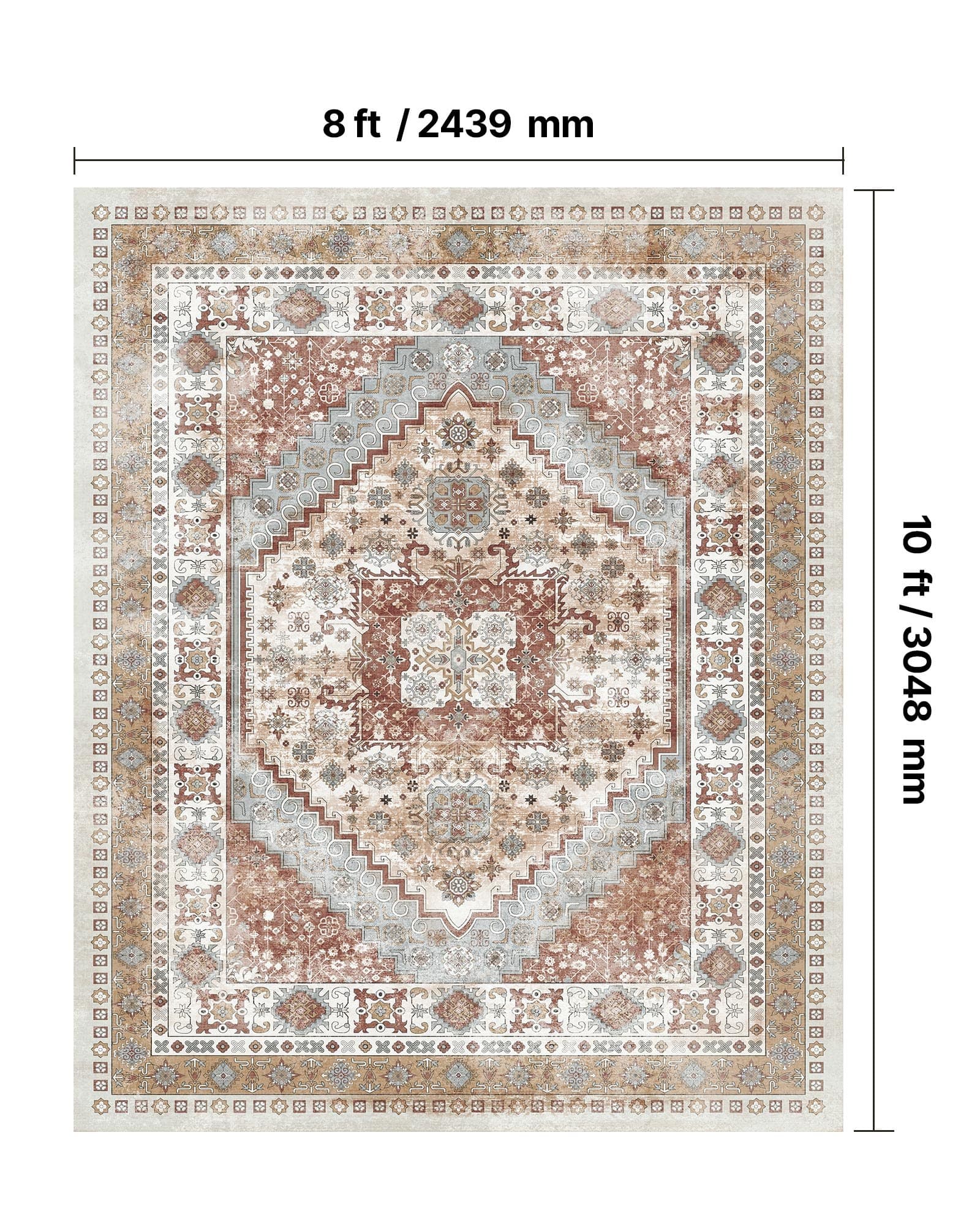 Transform Your Space with an Effortlessly Washable Vintage Rug - image 1
